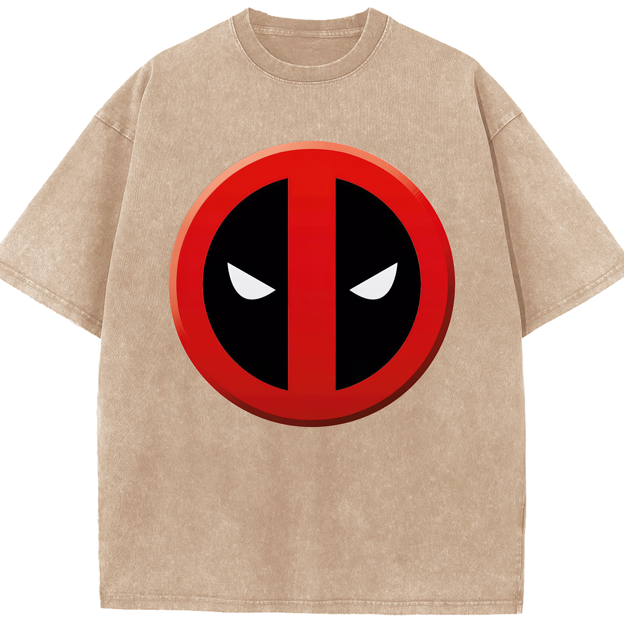 （画像用） Deadpool デッドプール 綿100% ヴィンテージ風 半袖Tシャツ（フロントプリント）
