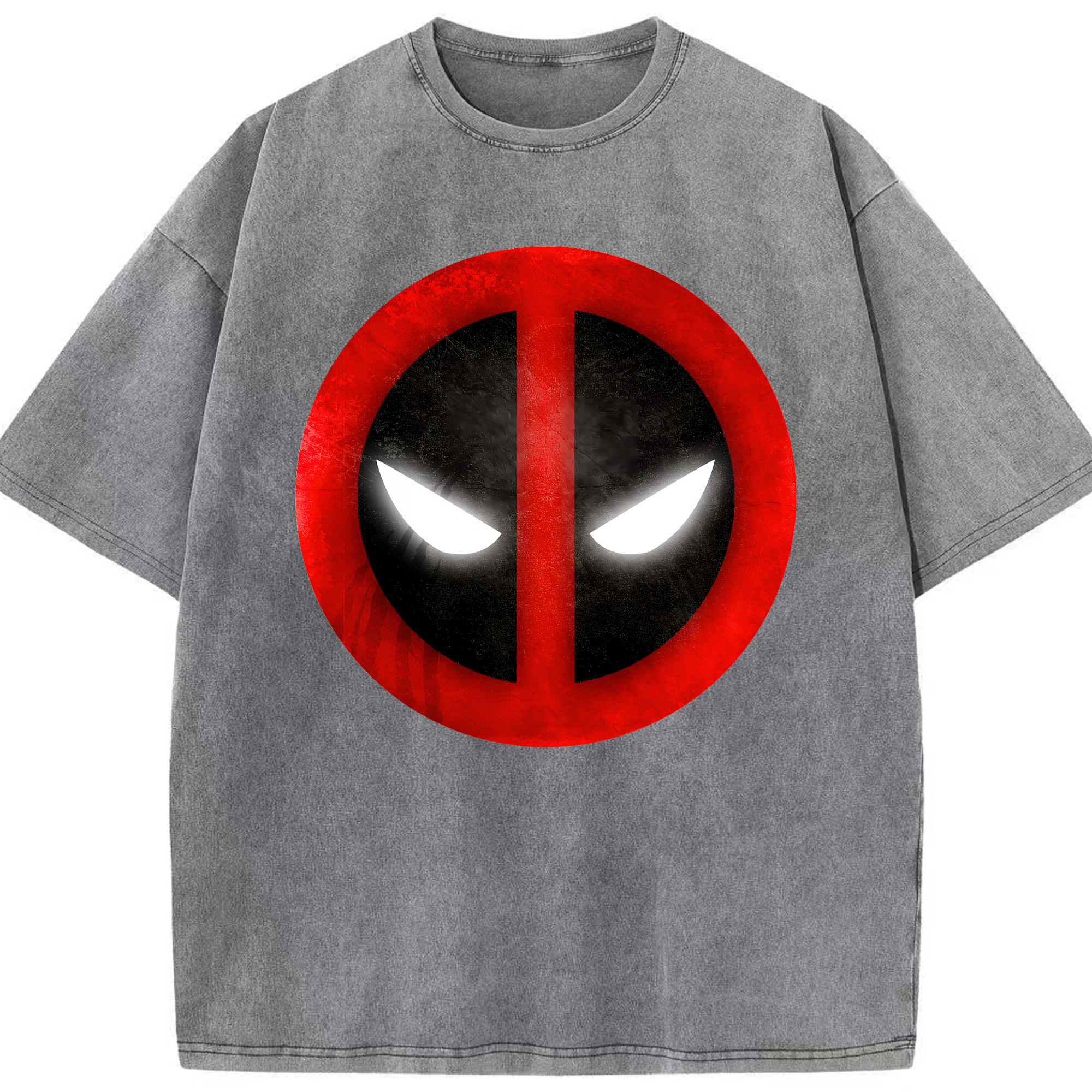 （画像用） Deadpool デッドプール 綿100% ヴィンテージ風 半袖Tシャツ（フロントプリント）