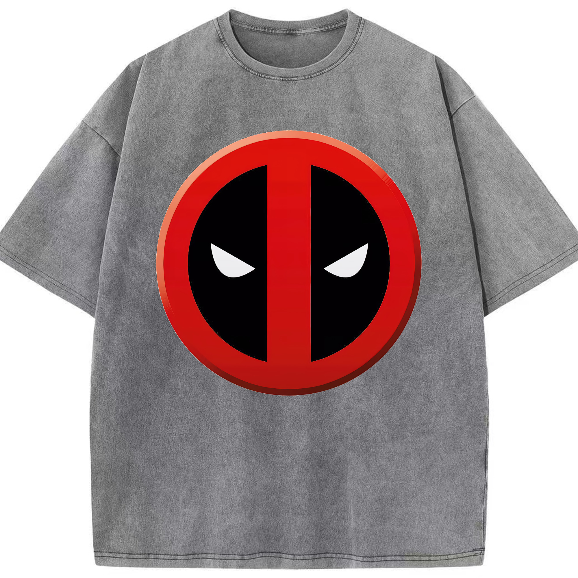 （画像用） Deadpool デッドプール 綿100% ヴィンテージ風 半袖Tシャツ（フロントプリント）