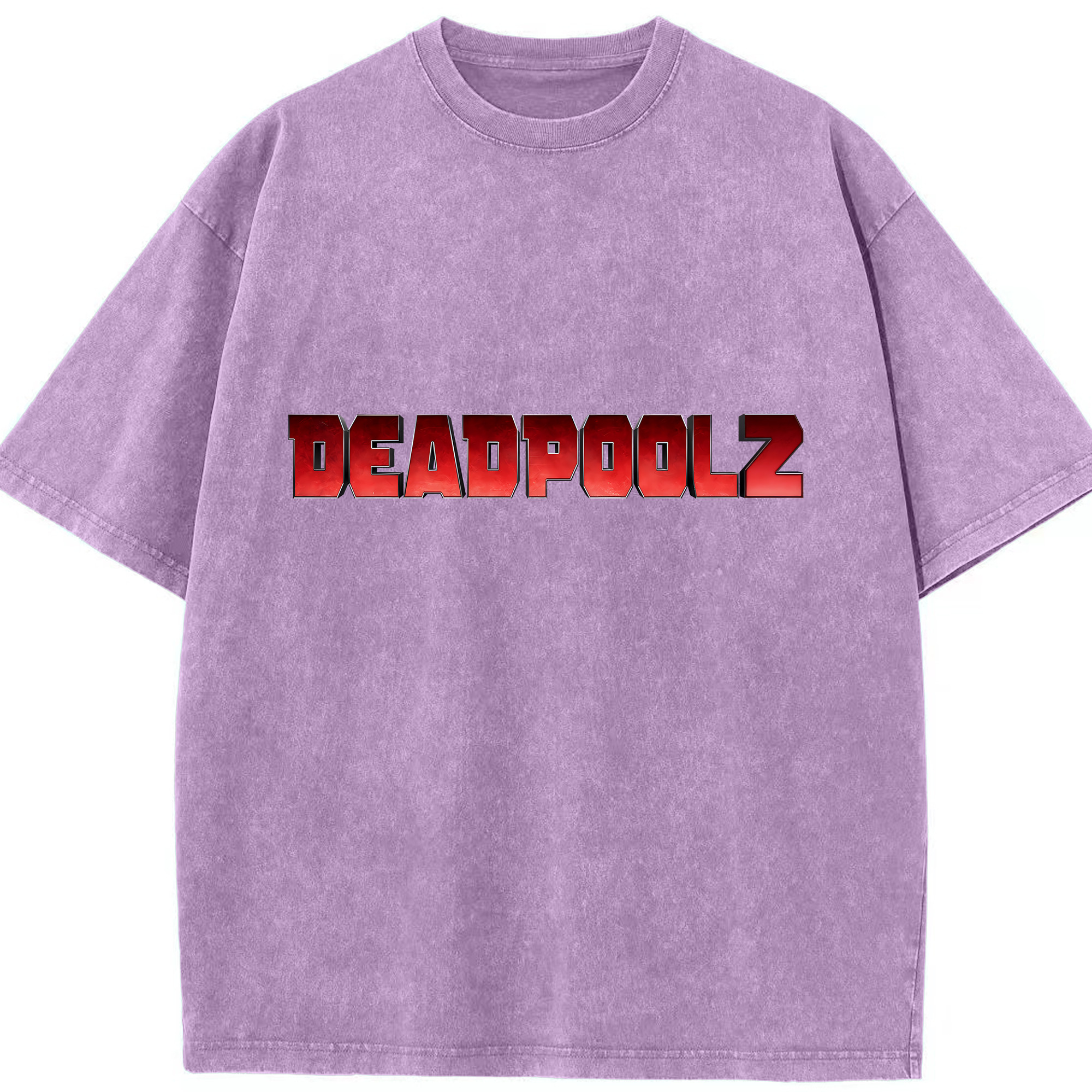 （画像用） Deadpool デッドプール 綿100% ヴィンテージ風 半袖Tシャツ（フロントプリント）