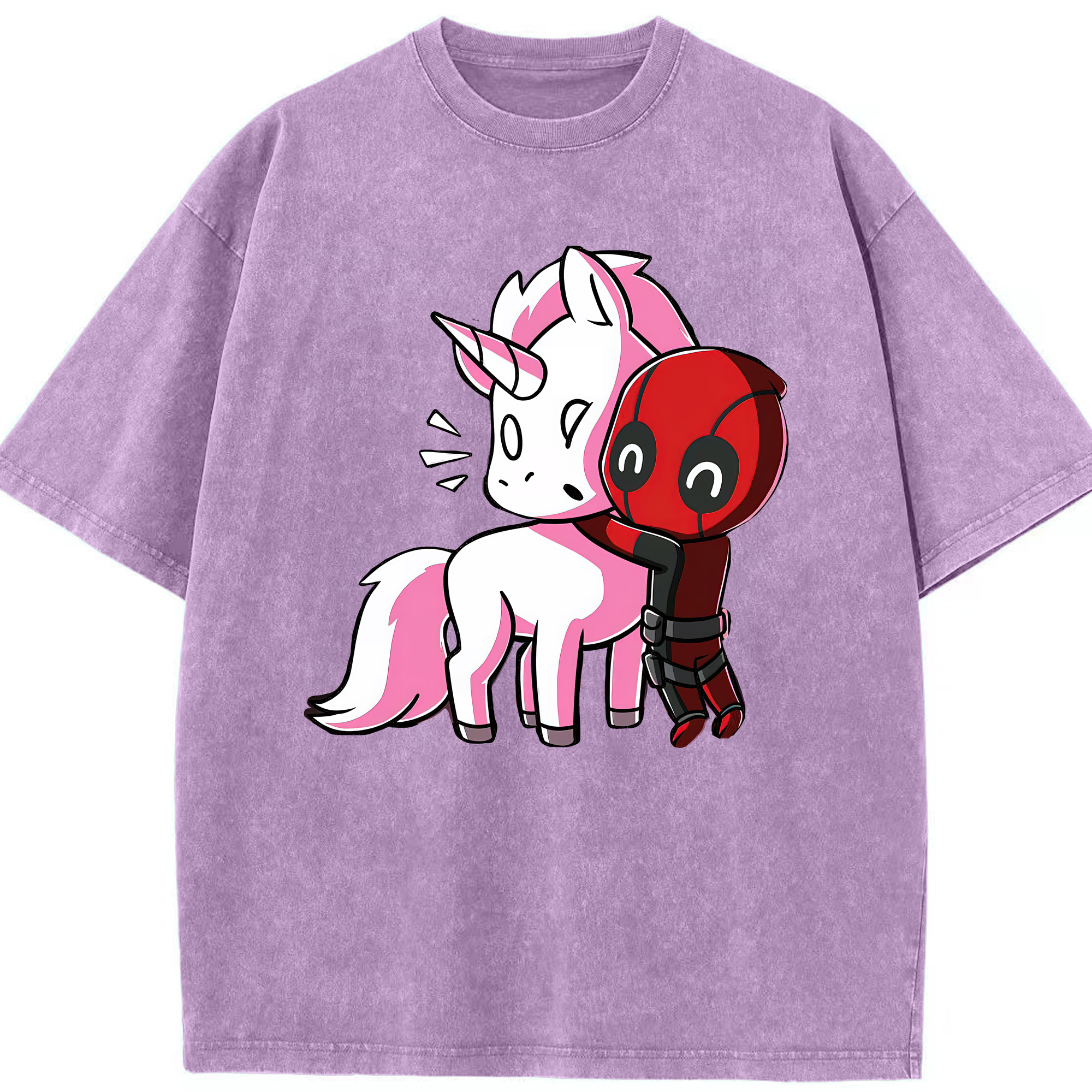 （画像用） Deadpool デッドプール 綿100% ヴィンテージ風 半袖Tシャツ（フロントプリント）