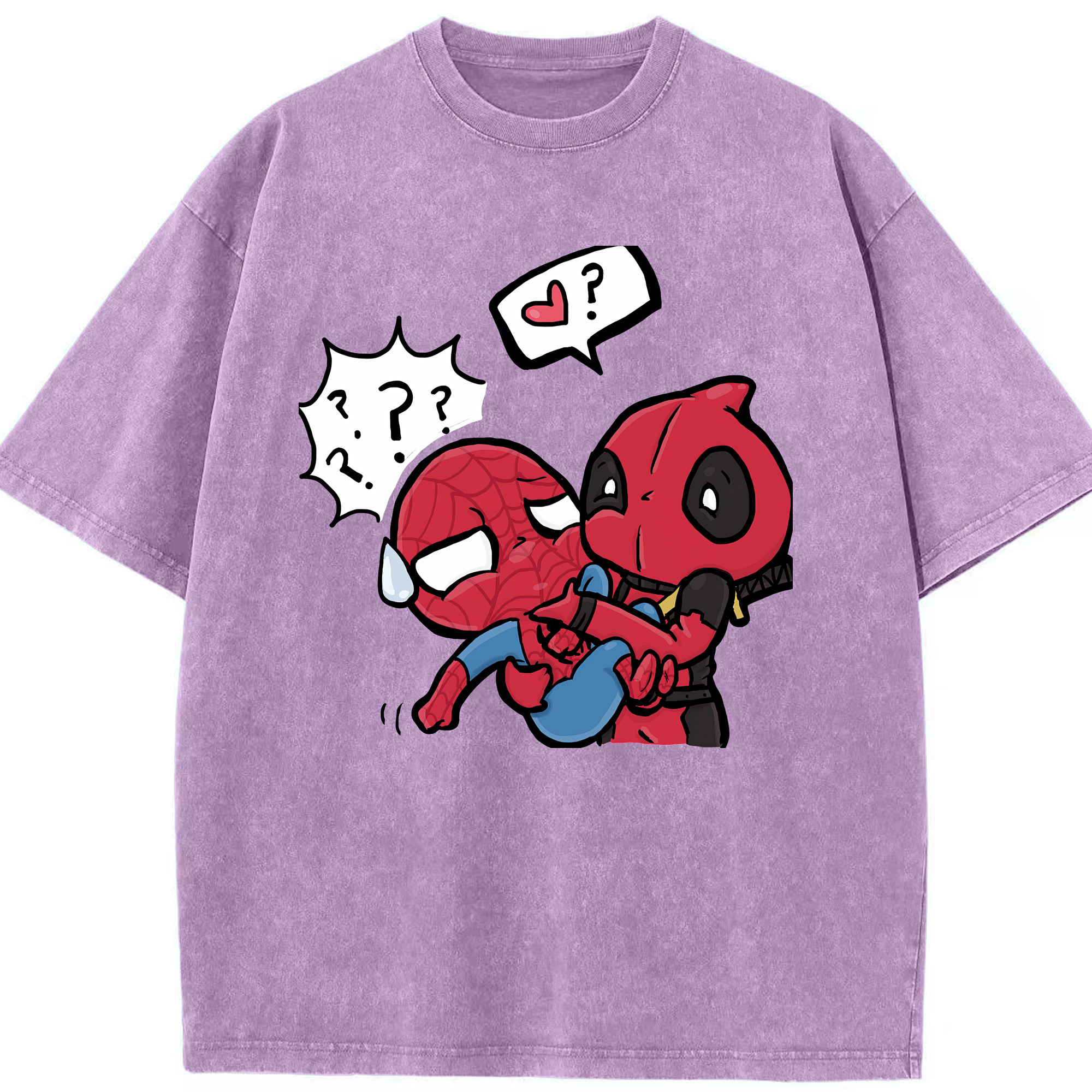 （画像用） Deadpool デッドプール 綿100% ヴィンテージ風 半袖Tシャツ（フロントプリント）