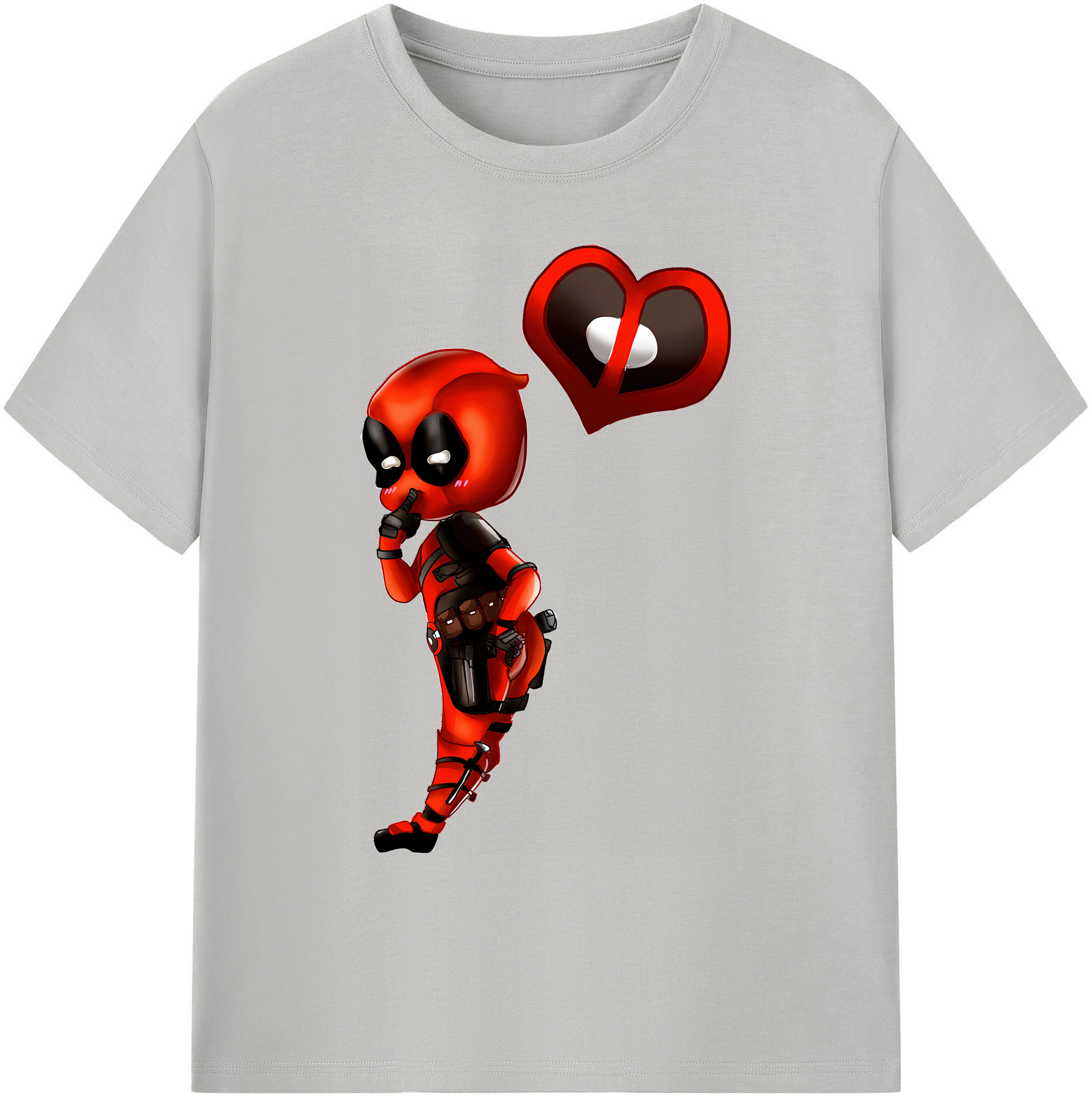 （画像用） Deadpool デッドプール 綿100％ メンズ半袖Tシャツ｜肌触りやわらか＆通気性