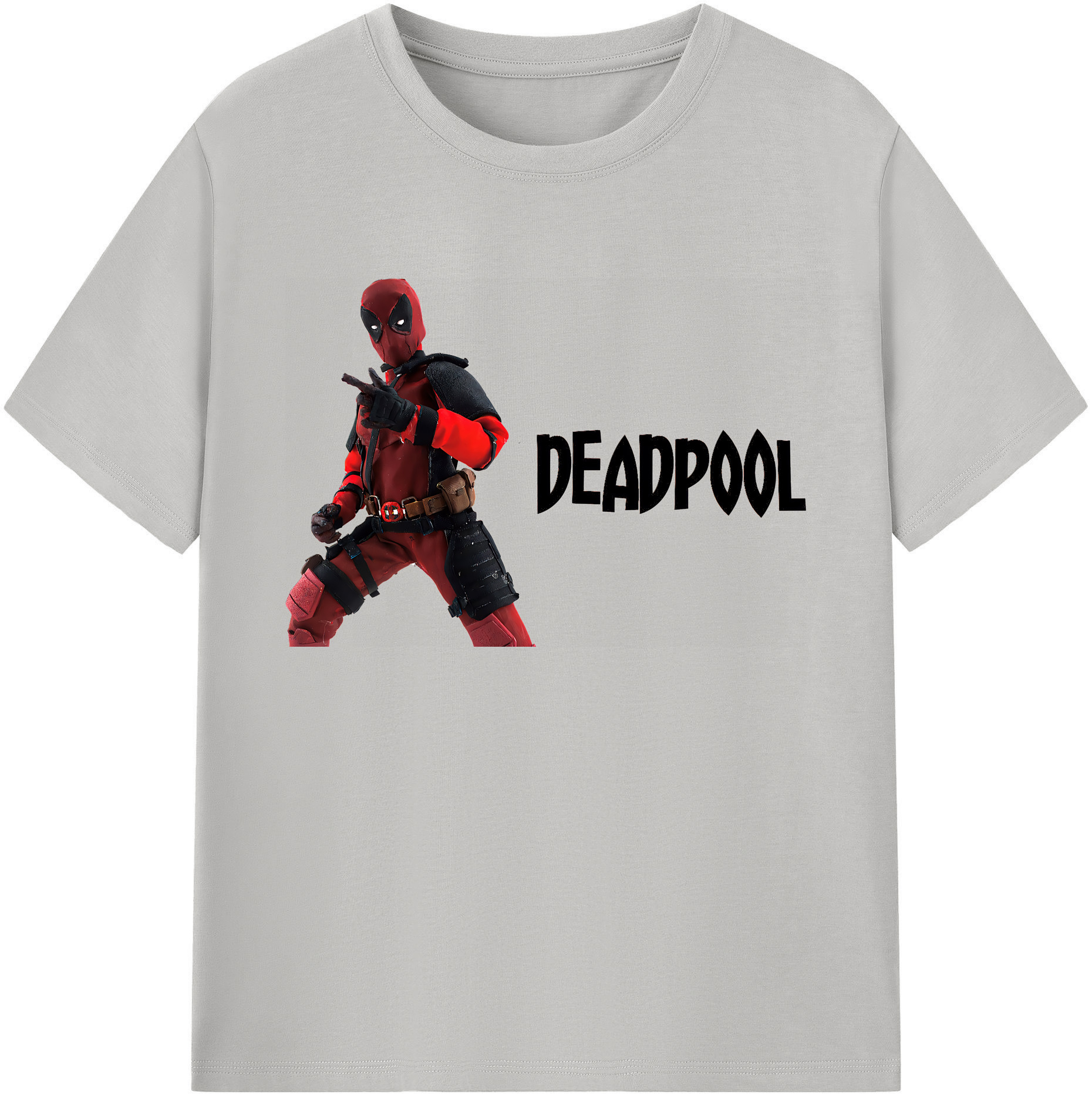 （画像用） Deadpool デッドプール 綿100％ メンズ半袖Tシャツ｜肌触りやわらか＆通気性