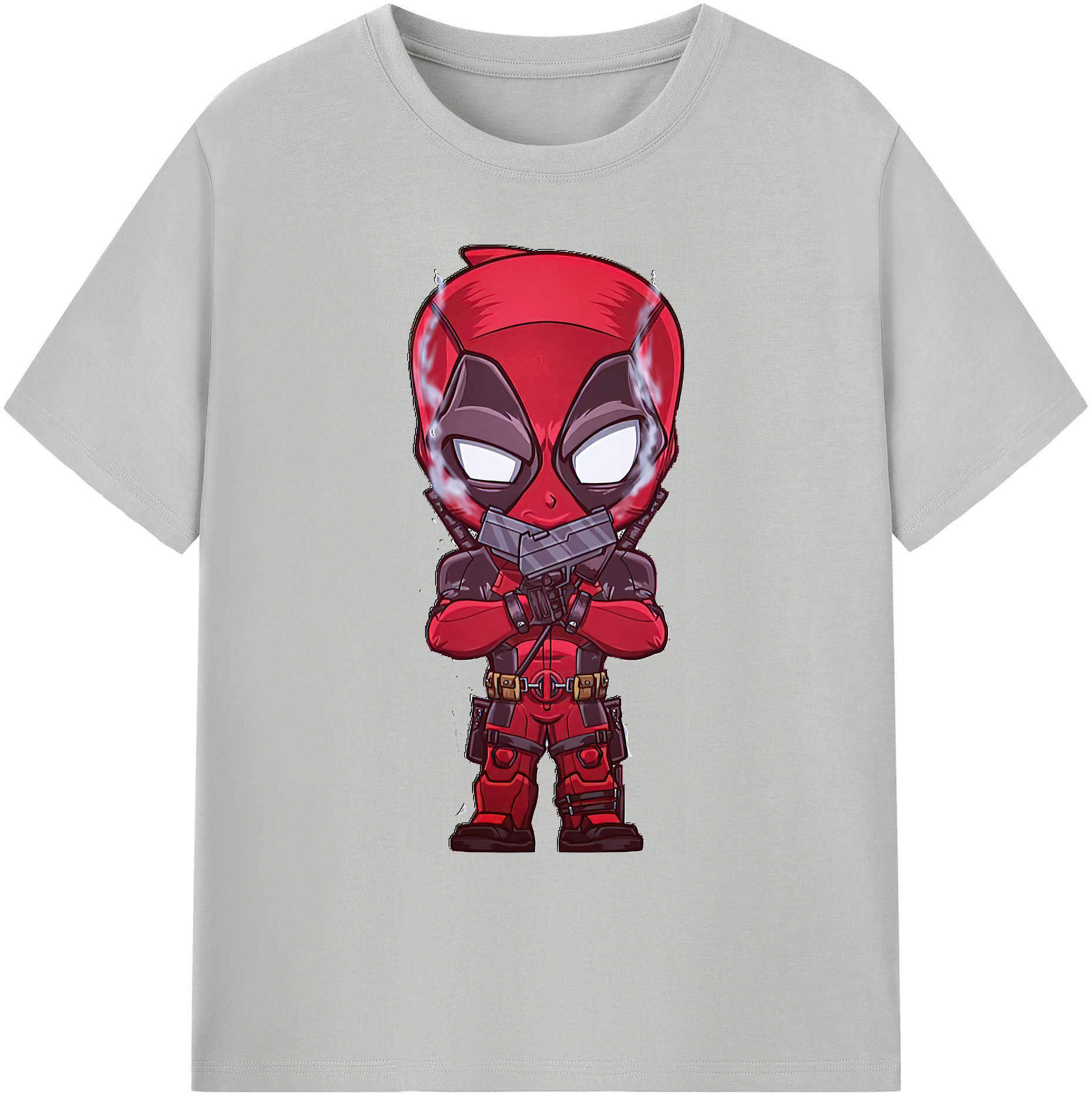 （画像用） Deadpool デッドプール 綿100％ メンズ半袖Tシャツ｜肌触りやわらか＆通気性