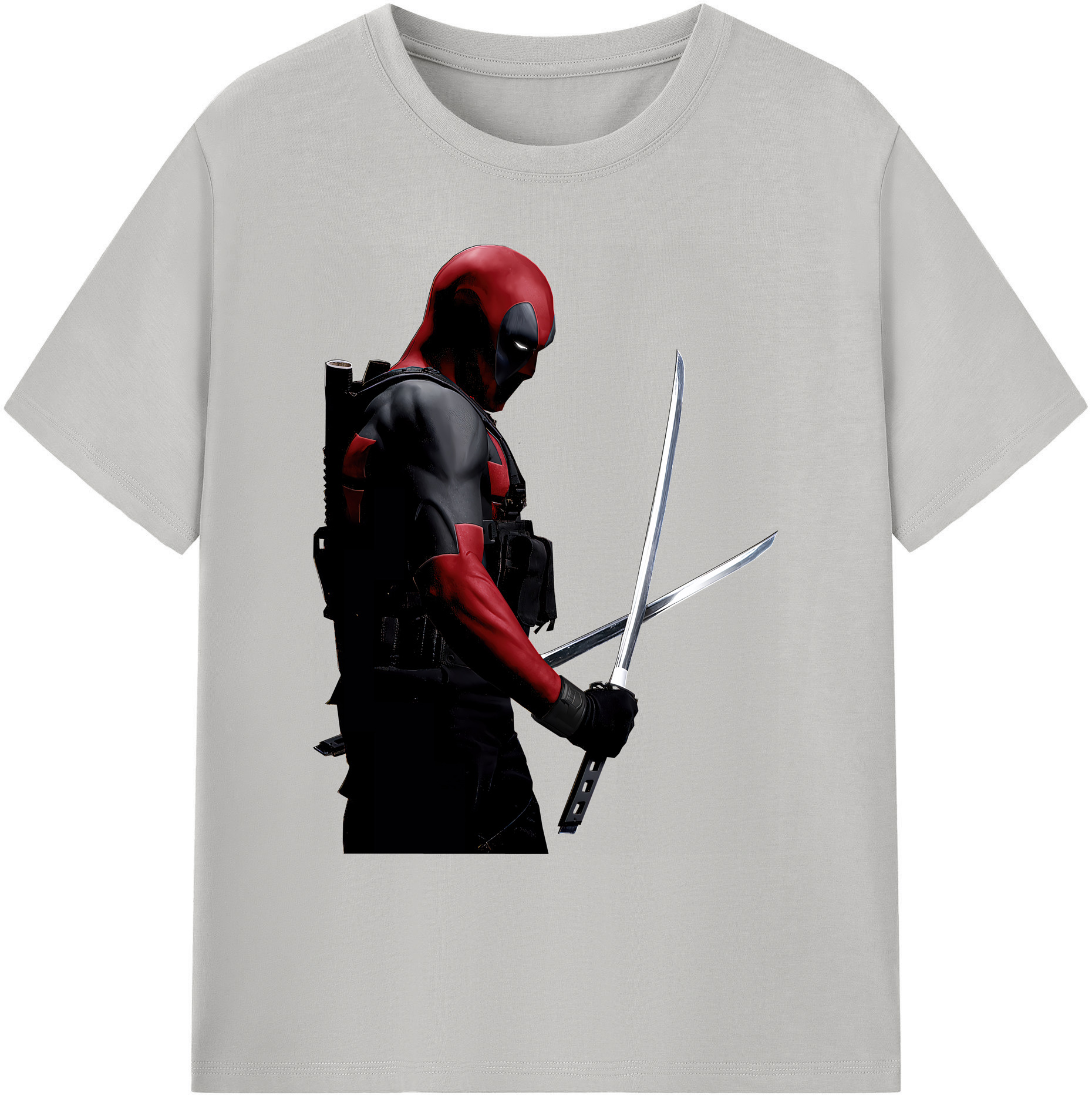 （画像用） Deadpool デッドプール 綿100％ メンズ半袖Tシャツ｜肌触りやわらか＆通気性