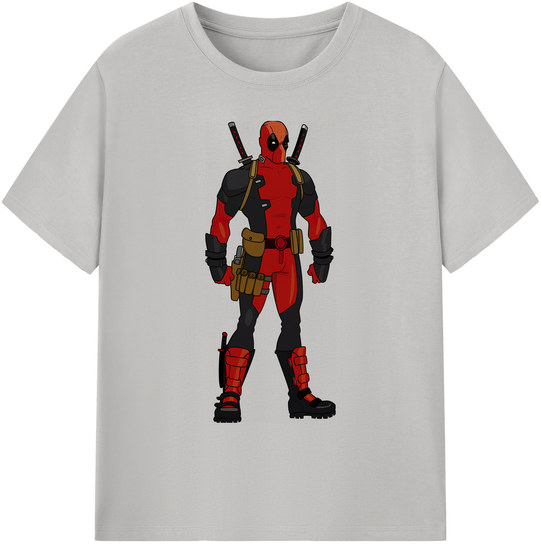 （画像用） Deadpool デッドプール 綿100％ メンズ半袖Tシャツ｜肌触りやわらか＆通気性
