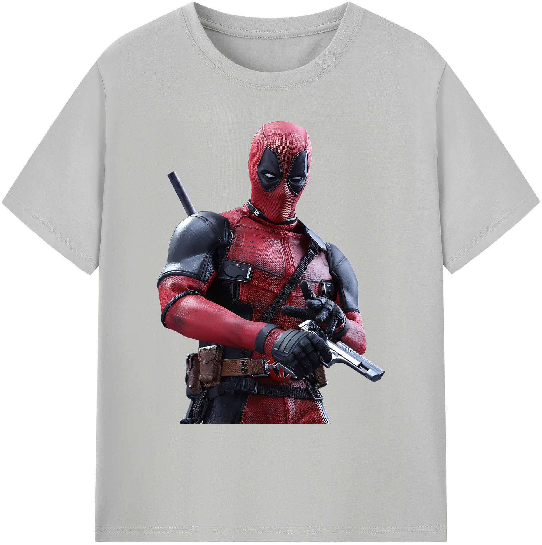 （画像用） Deadpool デッドプール 綿100％ メンズ半袖Tシャツ｜肌触りやわらか＆通気性