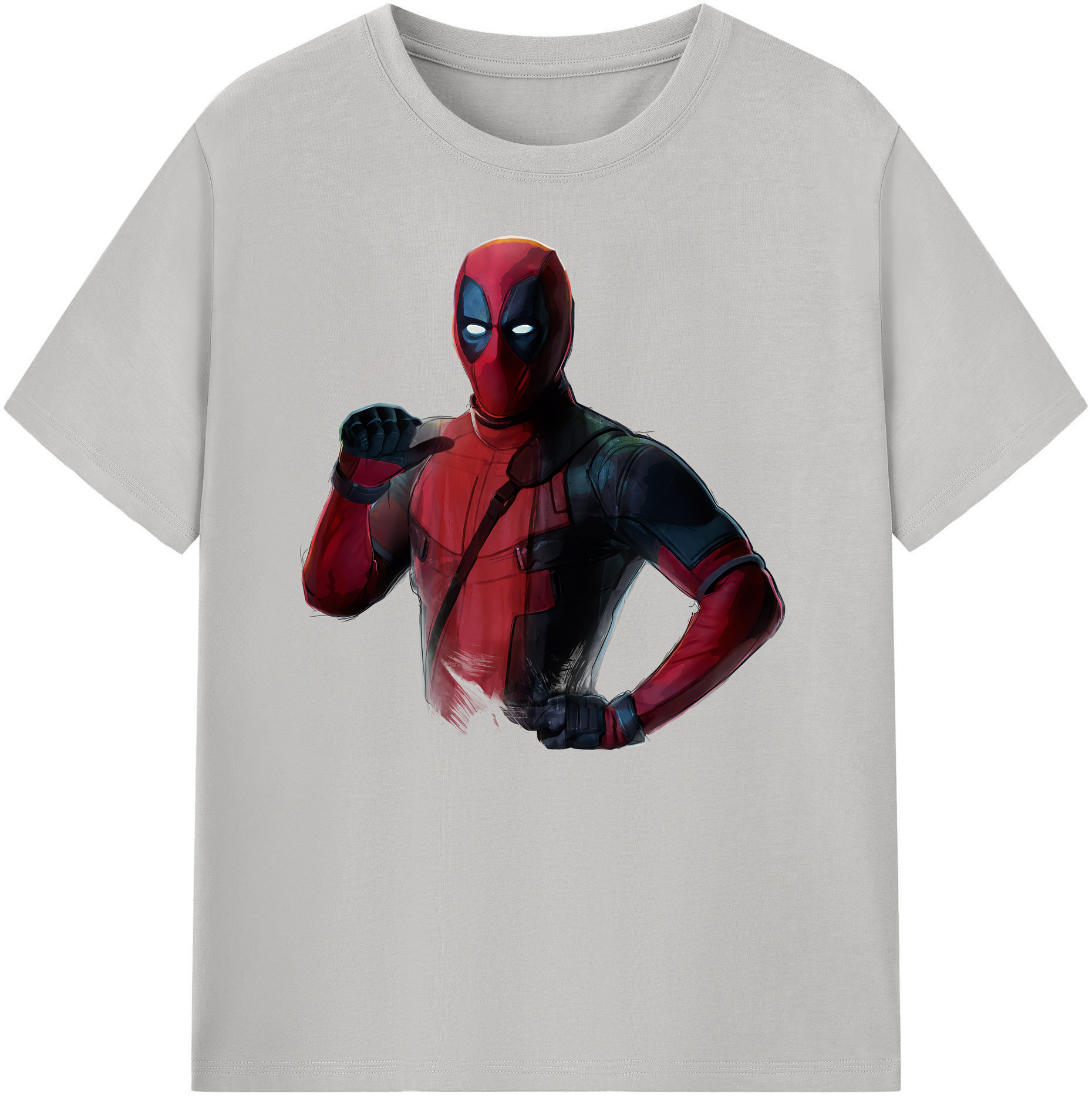 （画像用） Deadpool デッドプール 綿100％ メンズ半袖Tシャツ｜肌触りやわらか＆通気性