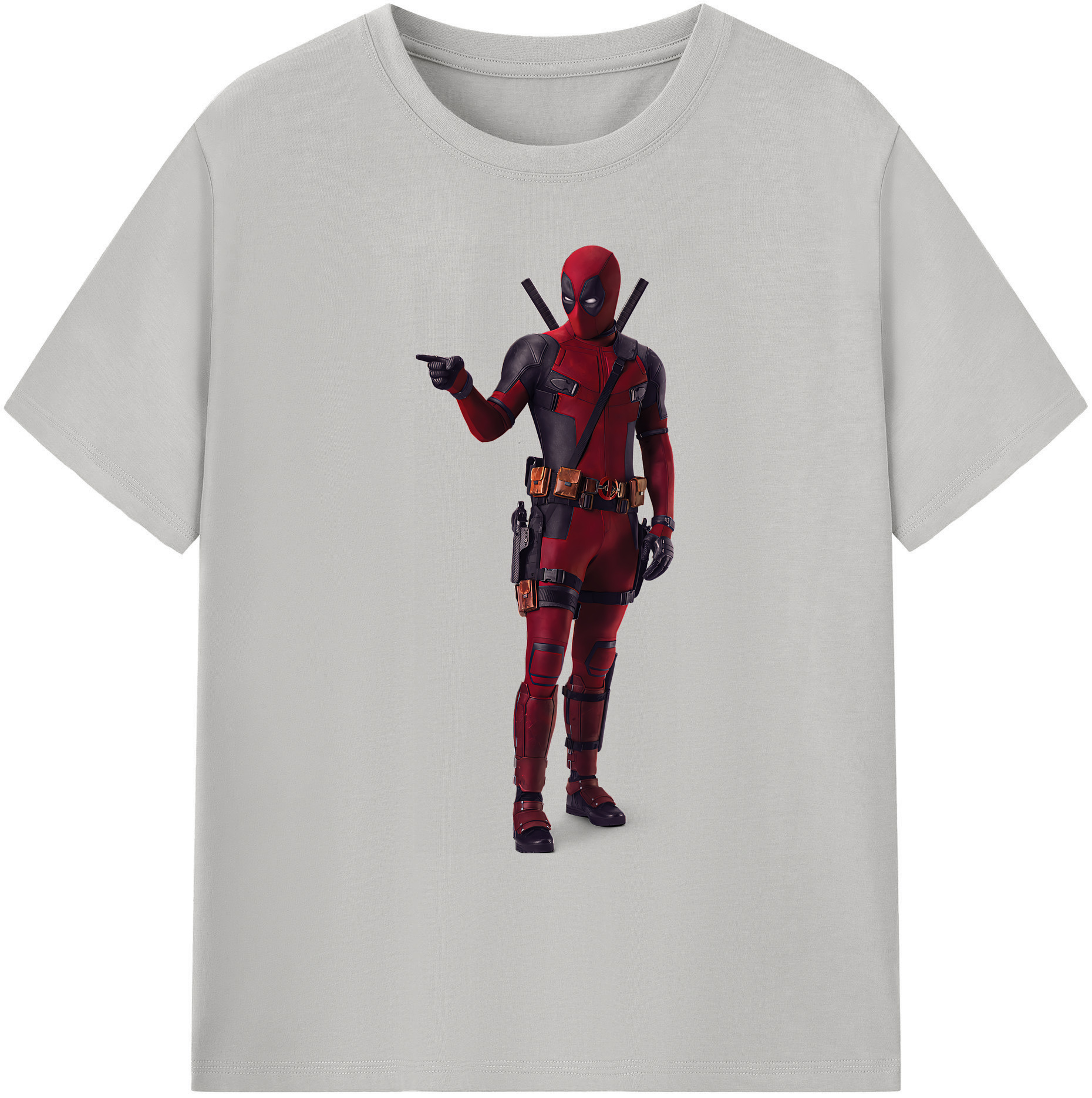 （画像用） Deadpool デッドプール 綿100％ メンズ半袖Tシャツ｜肌触りやわらか＆通気性