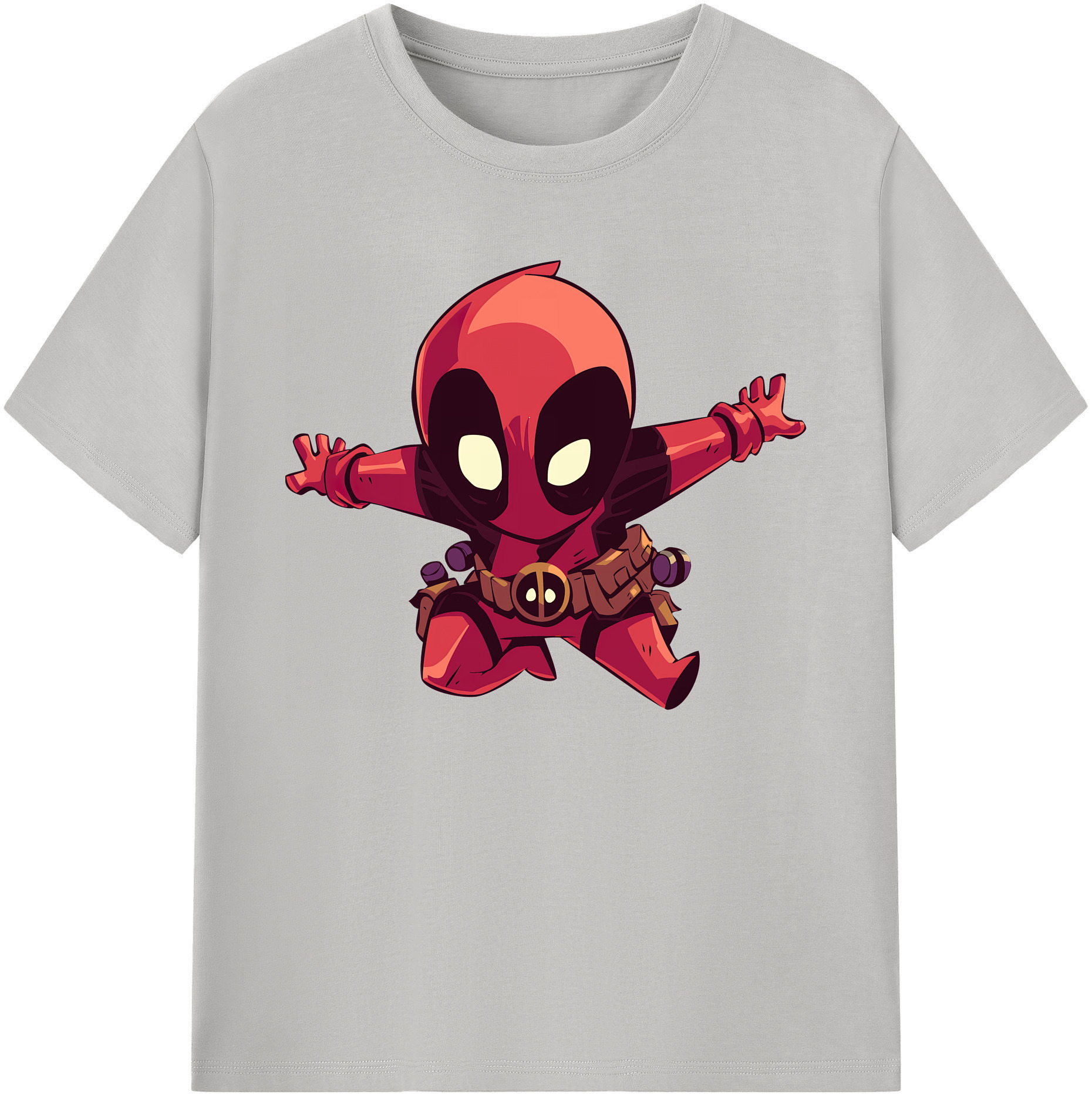 （画像用） Deadpool デッドプール 綿100％ メンズ半袖Tシャツ｜肌触りやわらか＆通気性