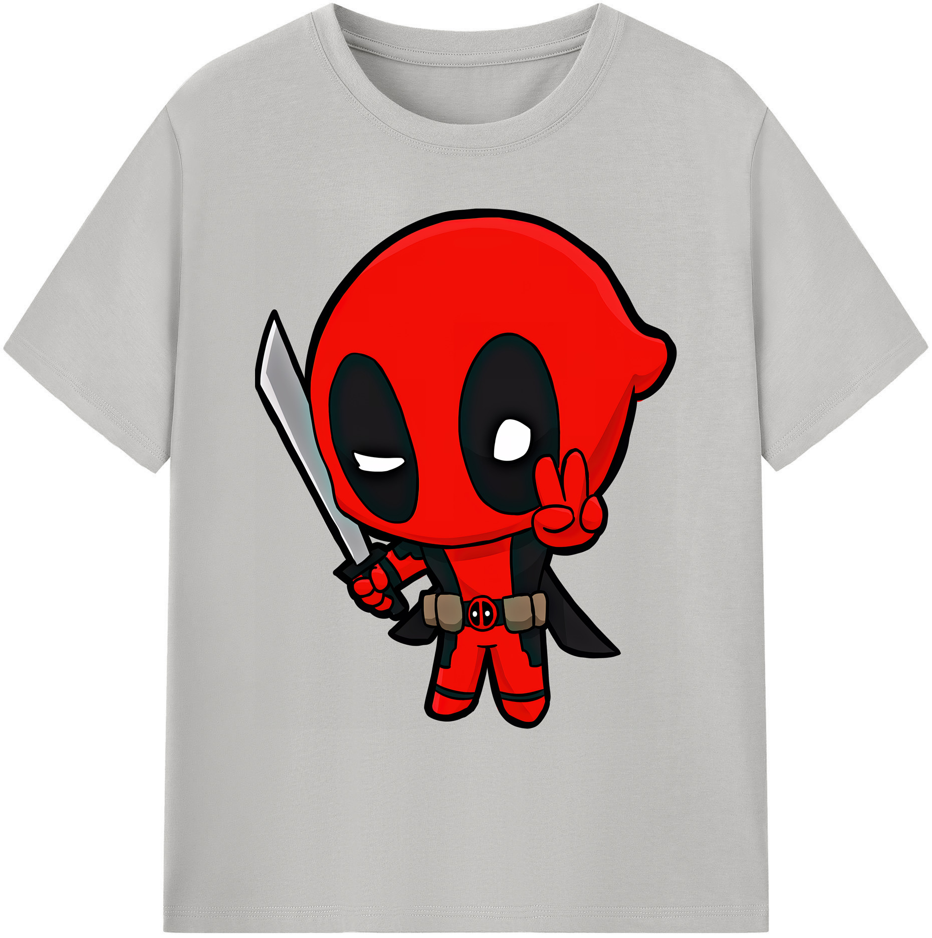 （画像用） Deadpool デッドプール 綿100％ メンズ半袖Tシャツ｜肌触りやわらか＆通気性