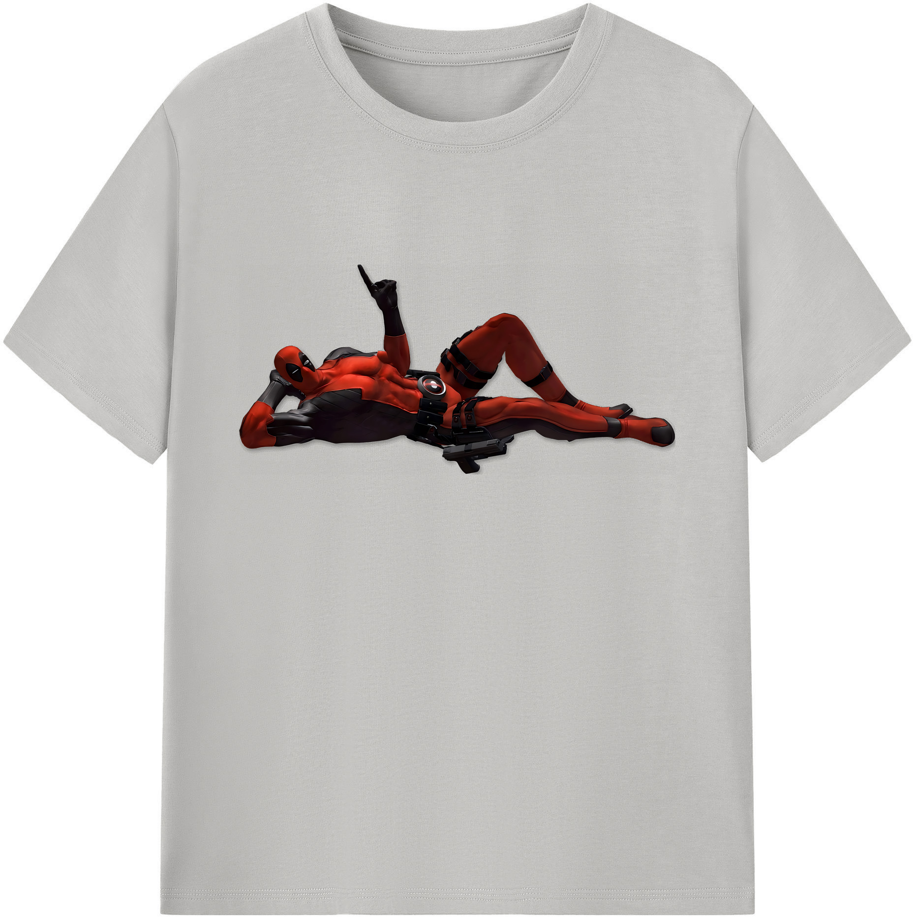 （画像用） Deadpool デッドプール 綿100％ メンズ半袖Tシャツ｜肌触りやわらか＆通気性
