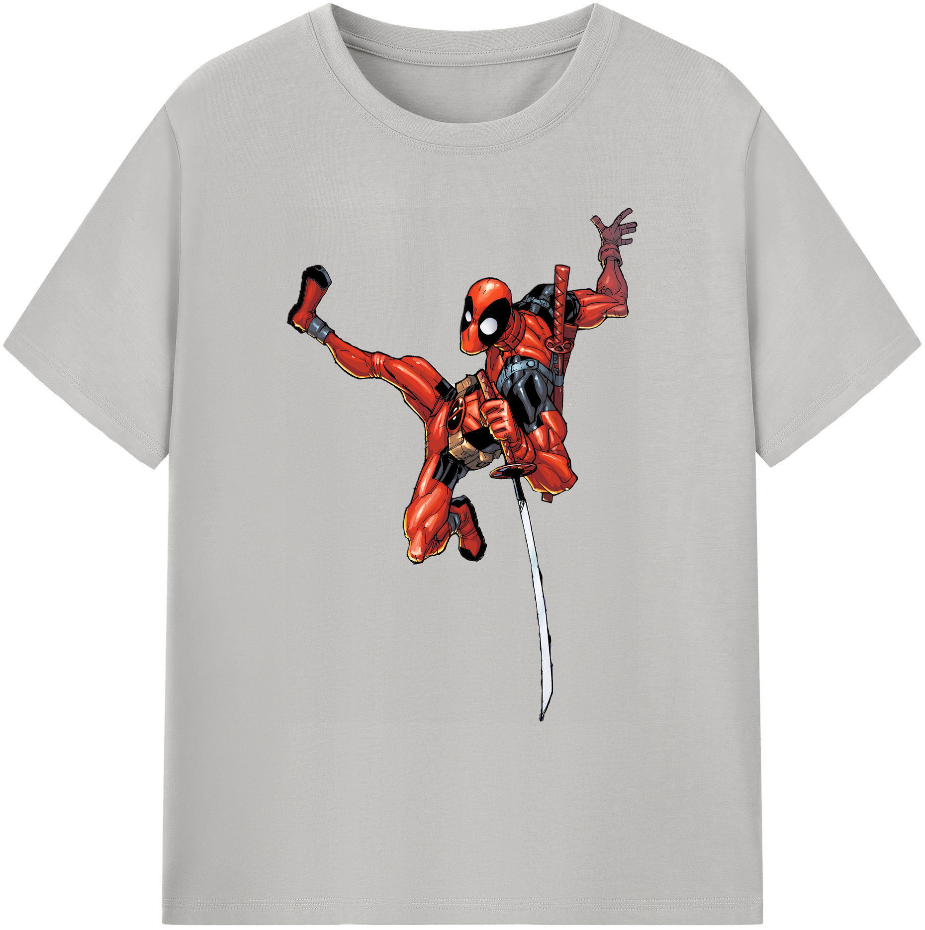 （画像用） Deadpool デッドプール 綿100％ メンズ半袖Tシャツ｜肌触りやわらか＆通気性