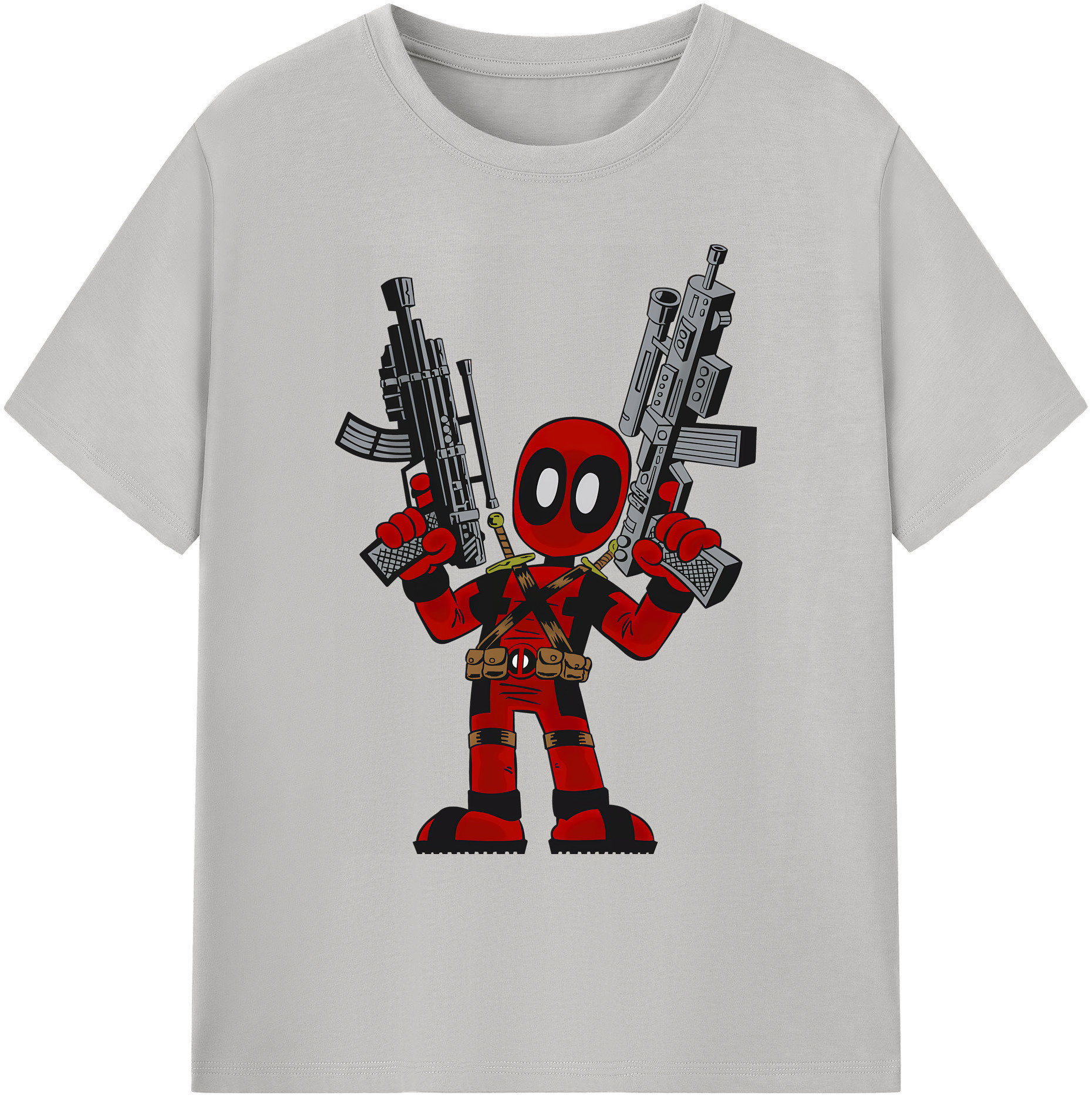 （画像用） Deadpool デッドプール 綿100％ メンズ半袖Tシャツ｜肌触りやわらか＆通気性