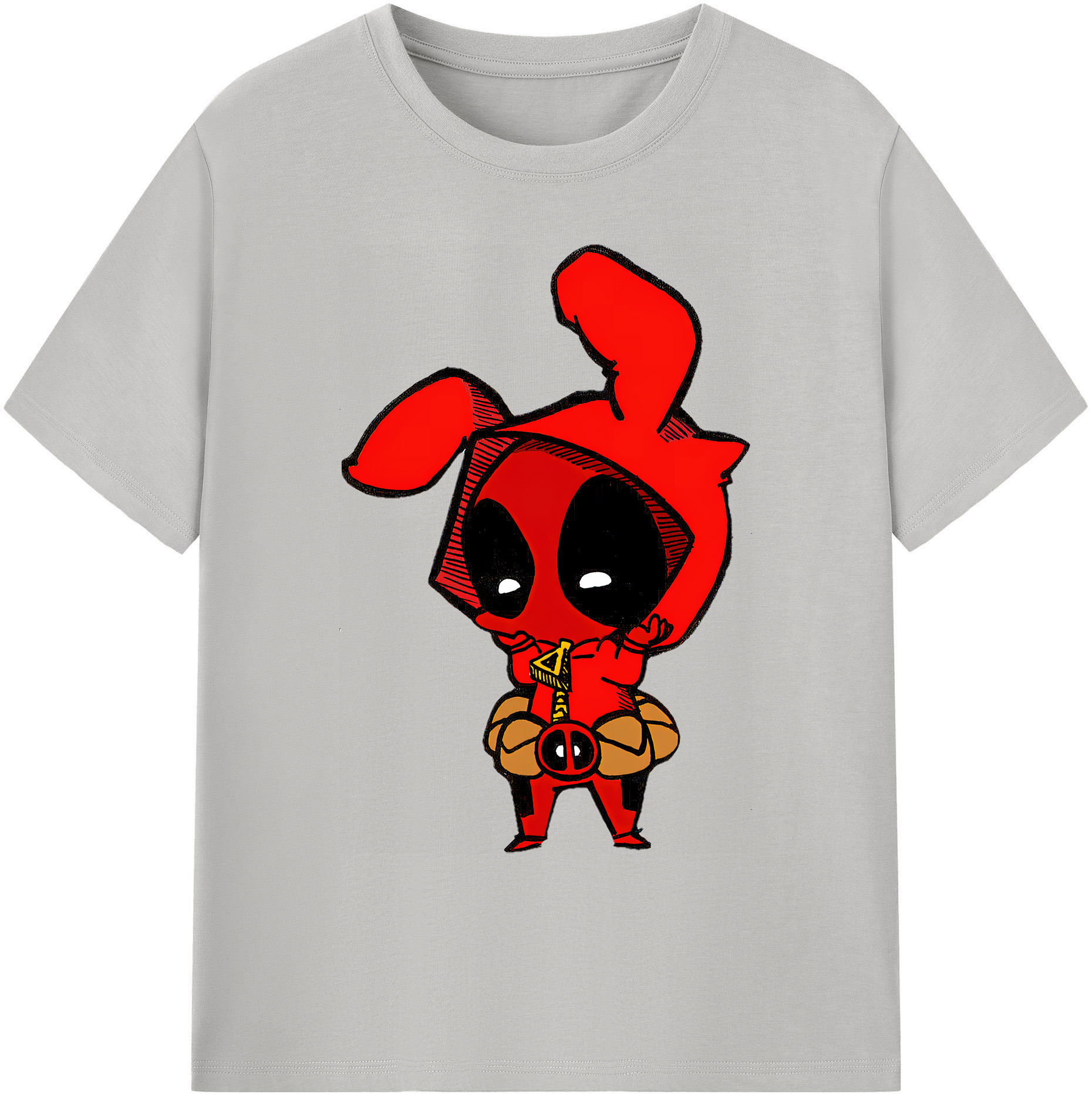 （画像用） Deadpool デッドプール 綿100％ メンズ半袖Tシャツ｜肌触りやわらか＆通気性