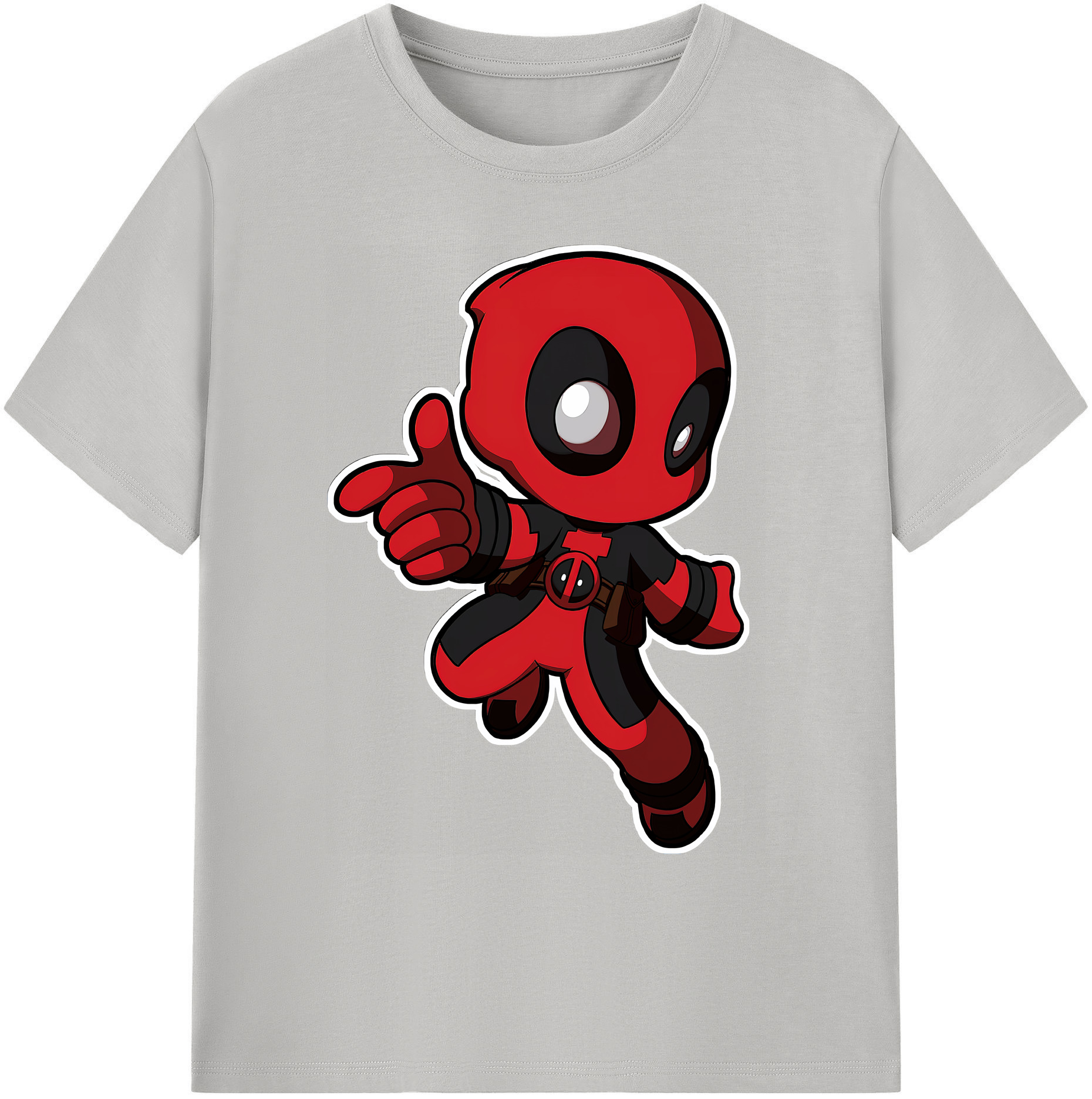 （画像用） Deadpool デッドプール 綿100％ メンズ半袖Tシャツ｜肌触りやわらか＆通気性