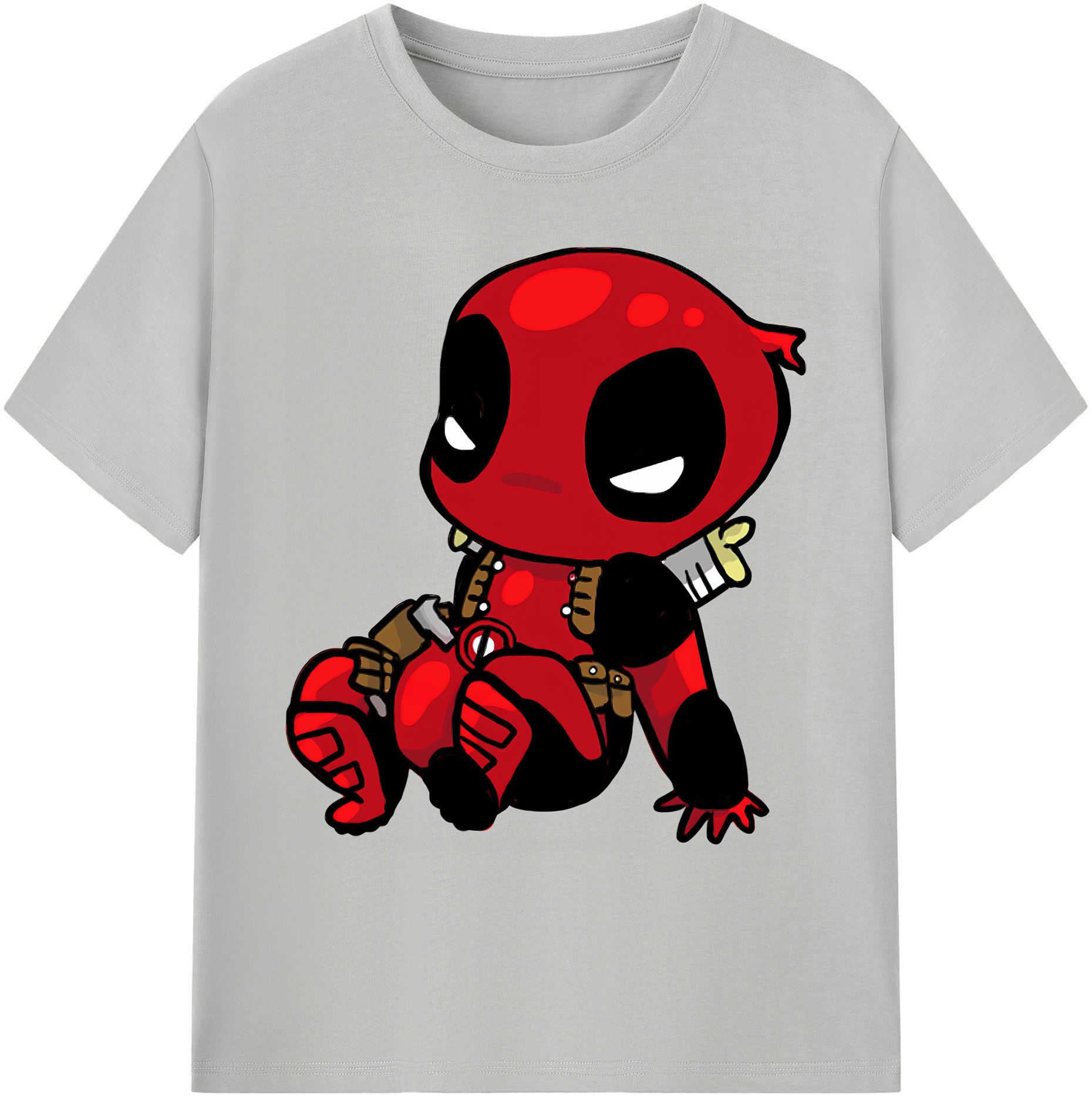 （画像用） Deadpool デッドプール 綿100％ メンズ半袖Tシャツ｜肌触りやわらか＆通気性