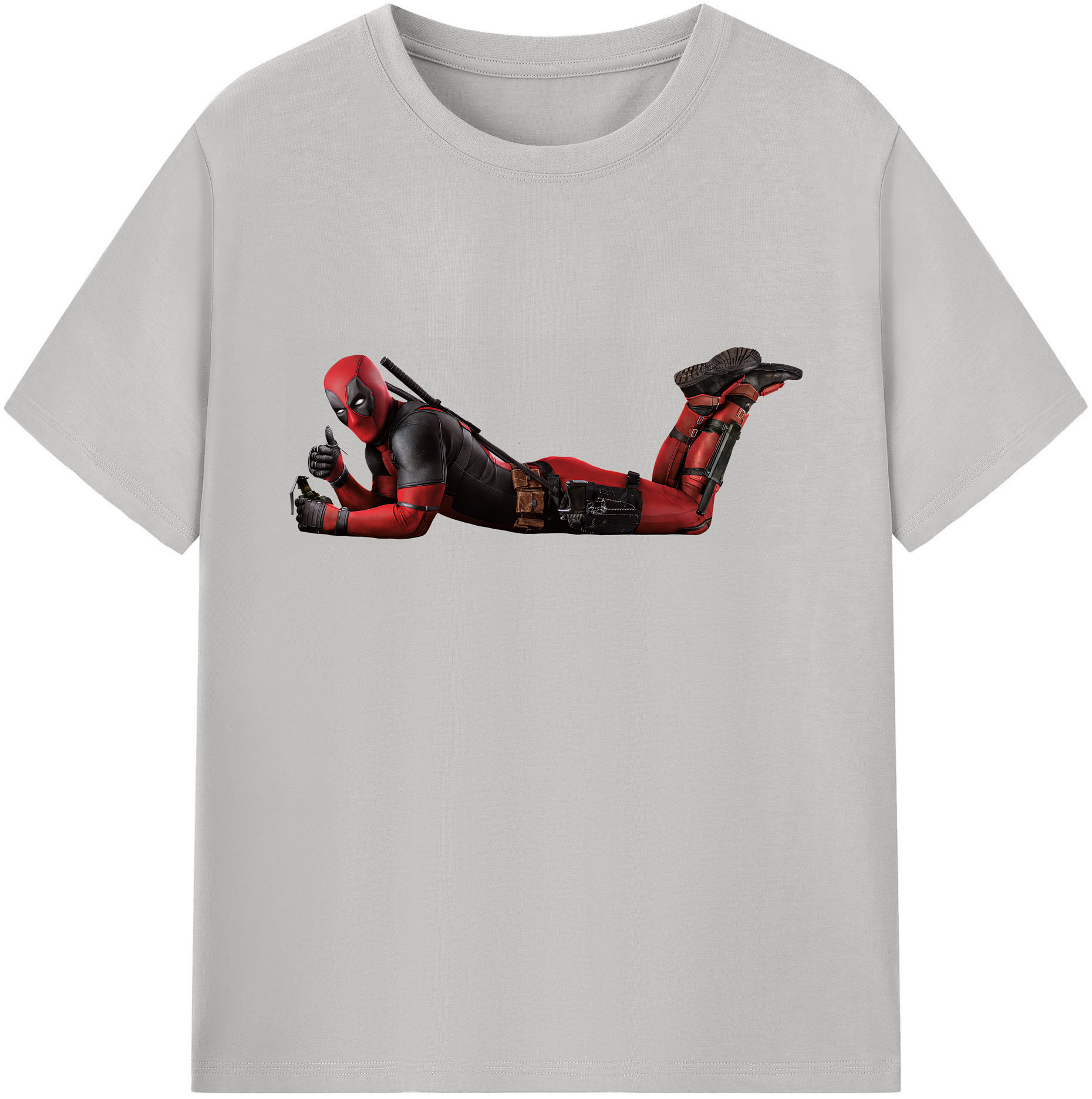 （画像用） Deadpool デッドプール 綿100％ メンズ半袖Tシャツ｜肌触りやわらか＆通気性