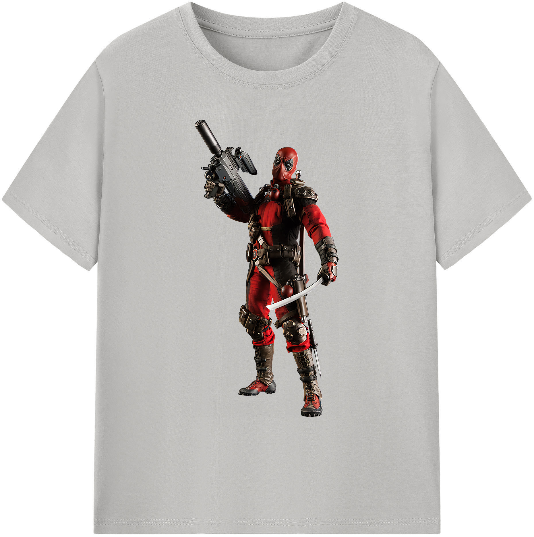 （画像用） Deadpool デッドプール 綿100％ メンズ半袖Tシャツ｜肌触りやわらか＆通気性