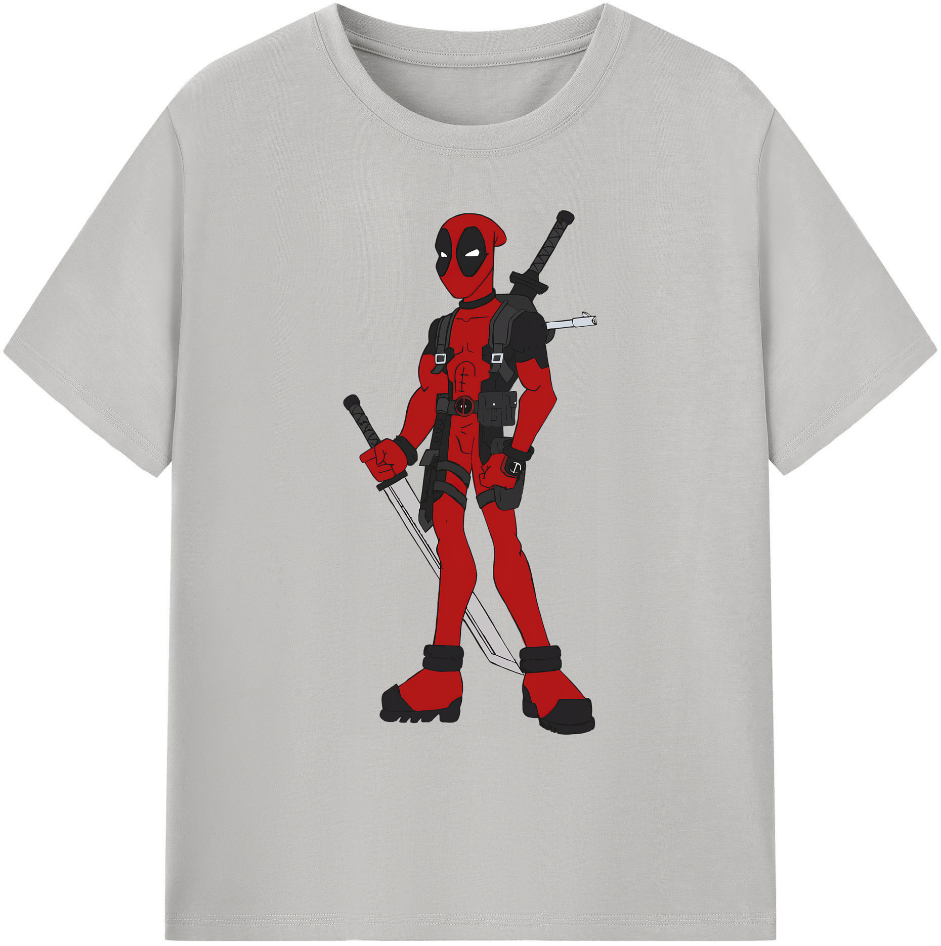 （画像用） Deadpool デッドプール 綿100％ メンズ半袖Tシャツ｜肌触りやわらか＆通気性