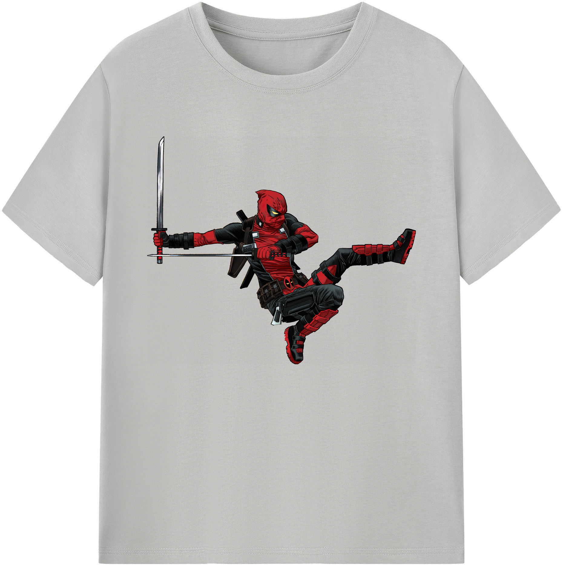 （画像用） Deadpool デッドプール 綿100％ メンズ半袖Tシャツ｜肌触りやわらか＆通気性