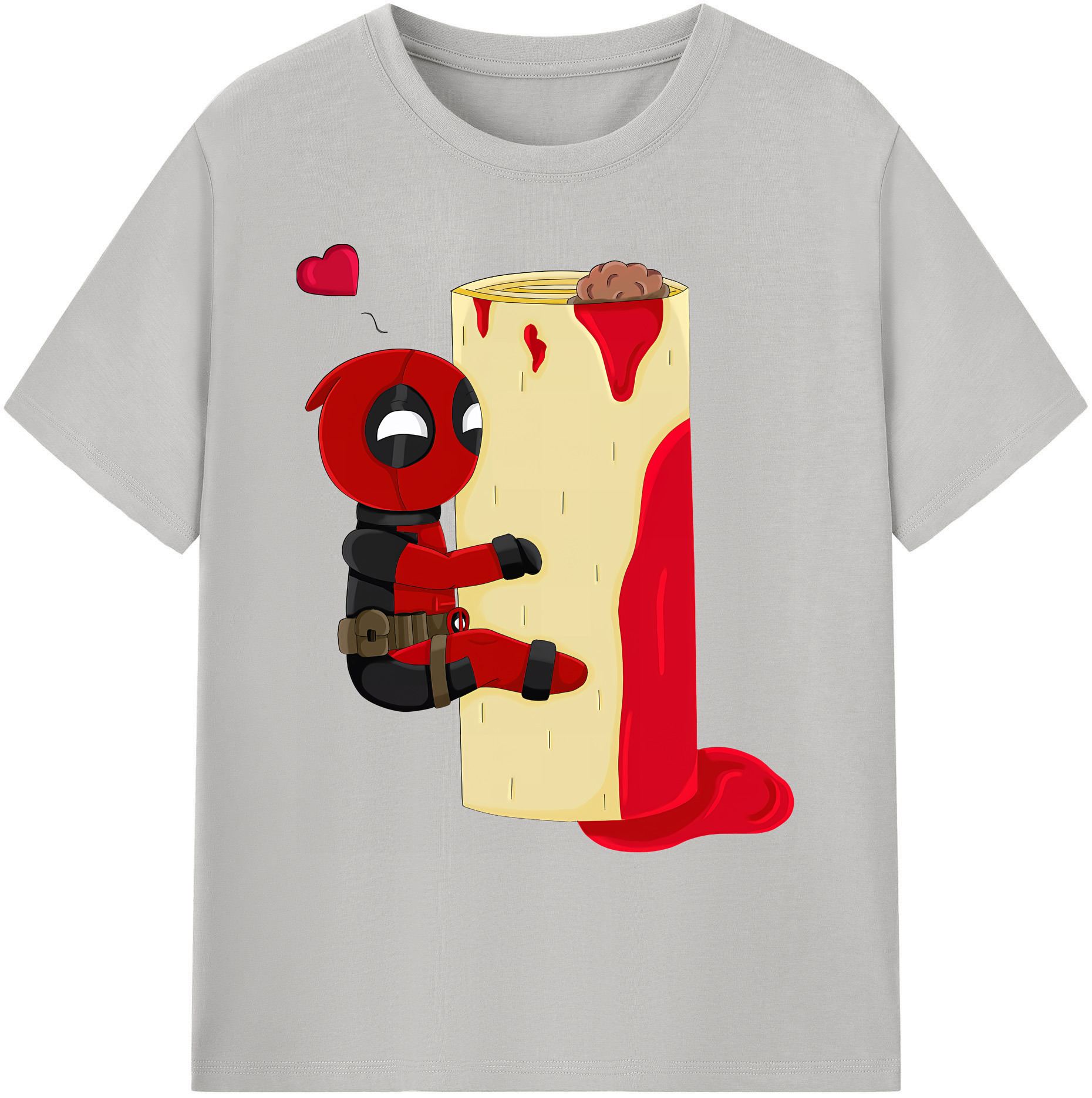 （画像用） Deadpool デッドプール 綿100％ メンズ半袖Tシャツ｜肌触りやわらか＆通気性