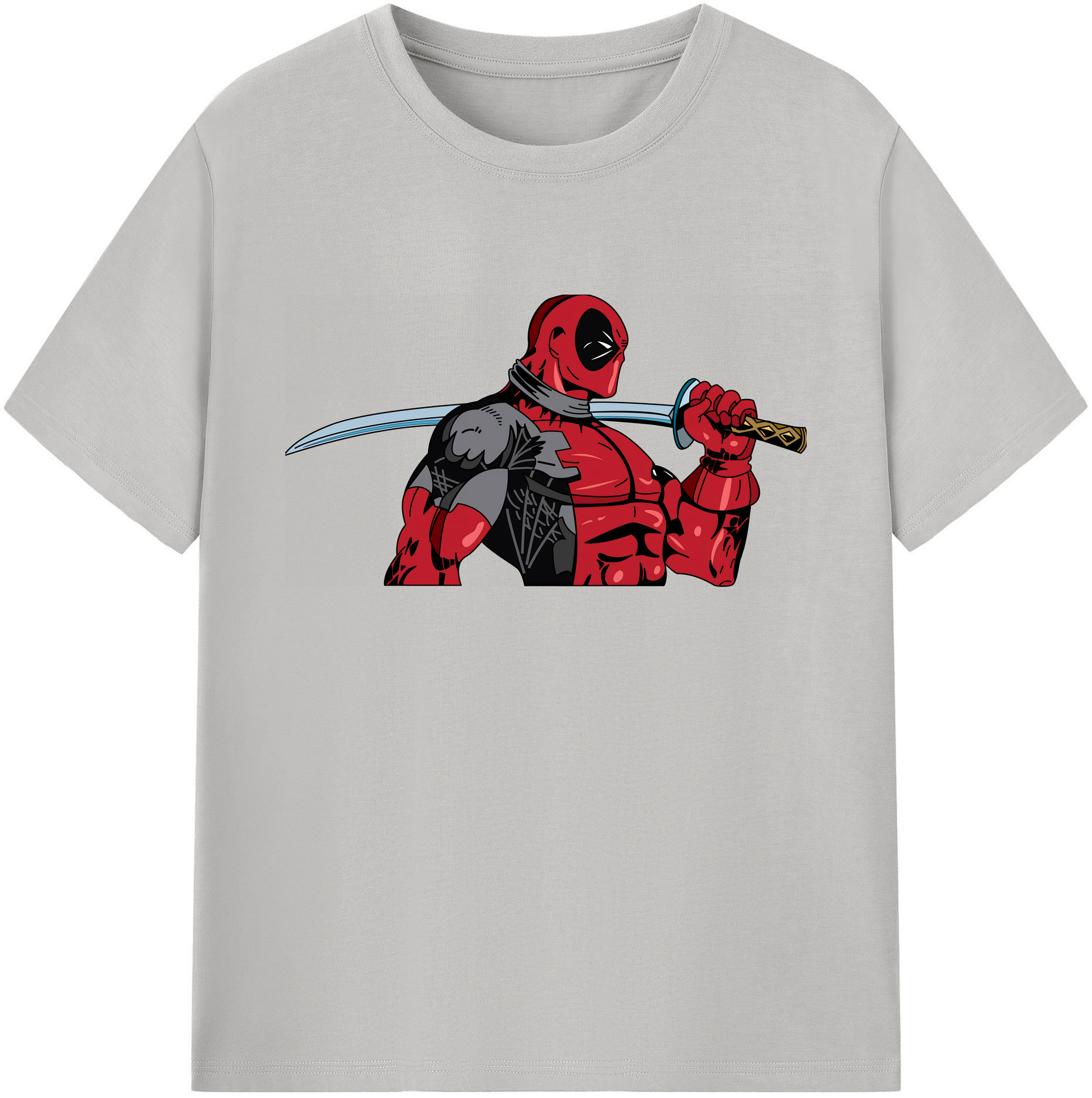 （画像用） Deadpool デッドプール 綿100％ メンズ半袖Tシャツ｜肌触りやわらか＆通気性