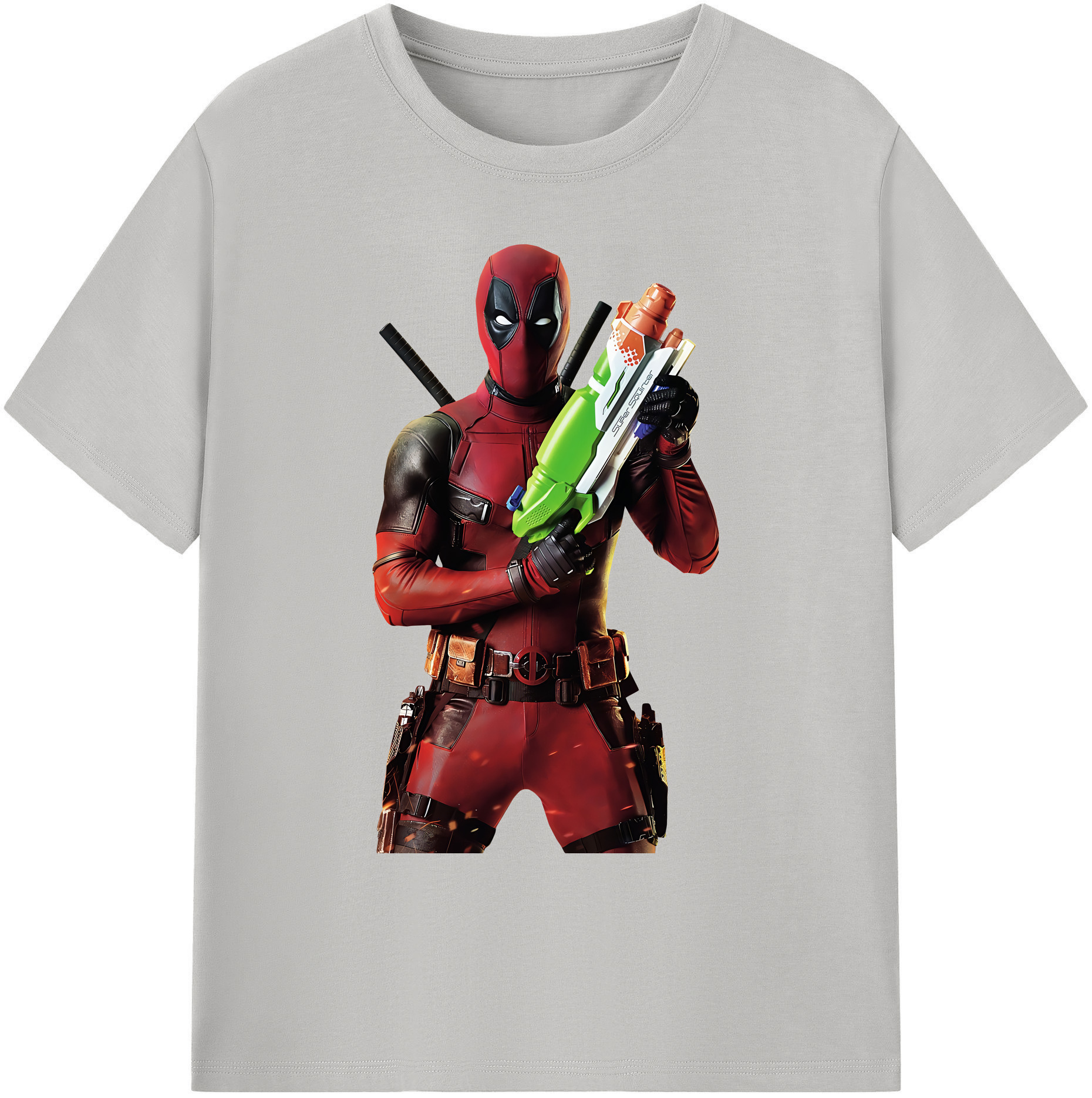 （画像用） Deadpool デッドプール 綿100％ メンズ半袖Tシャツ｜肌触りやわらか＆通気性