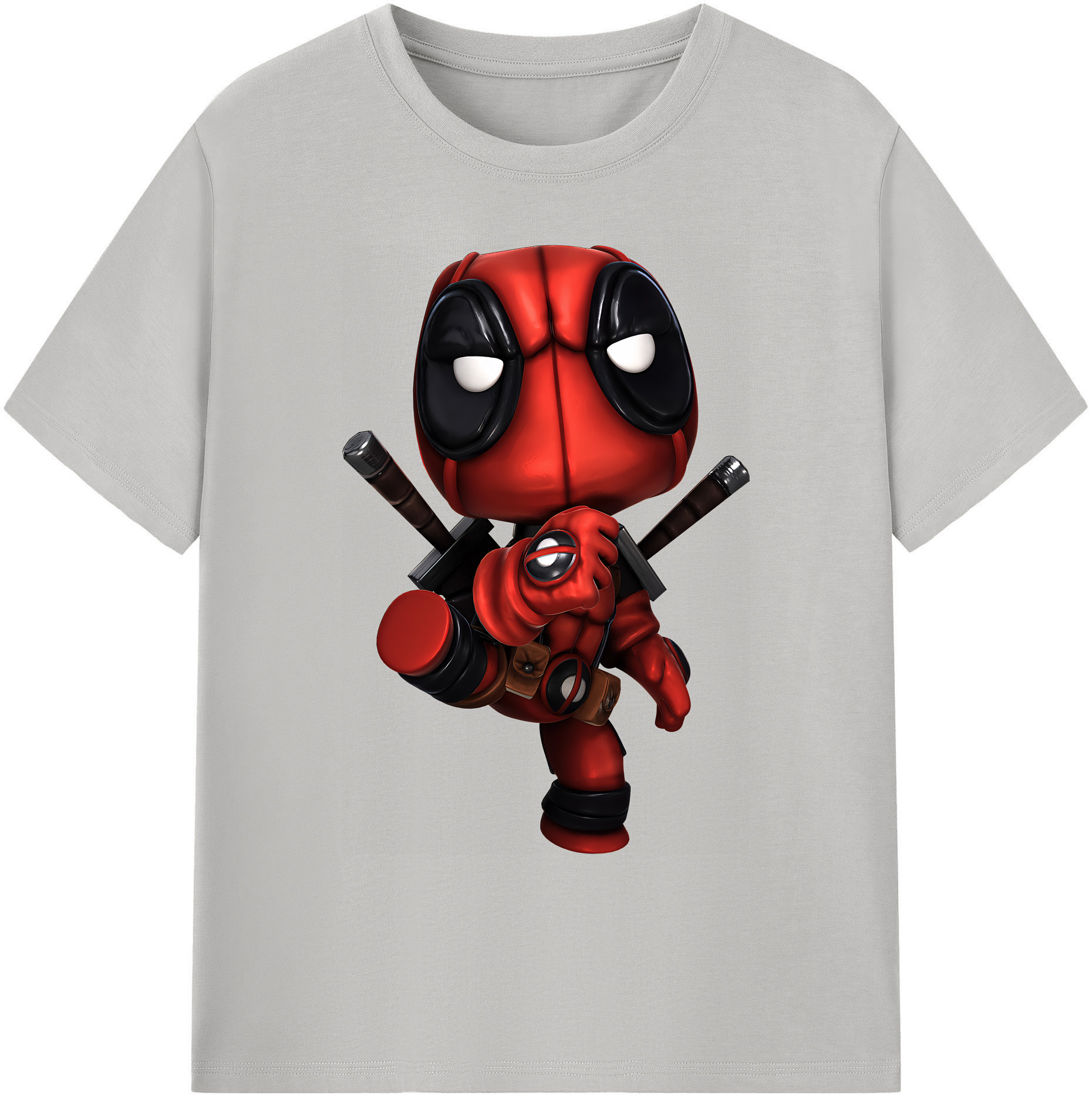 （画像用） Deadpool デッドプール 綿100％ メンズ半袖Tシャツ｜肌触りやわらか＆通気性
