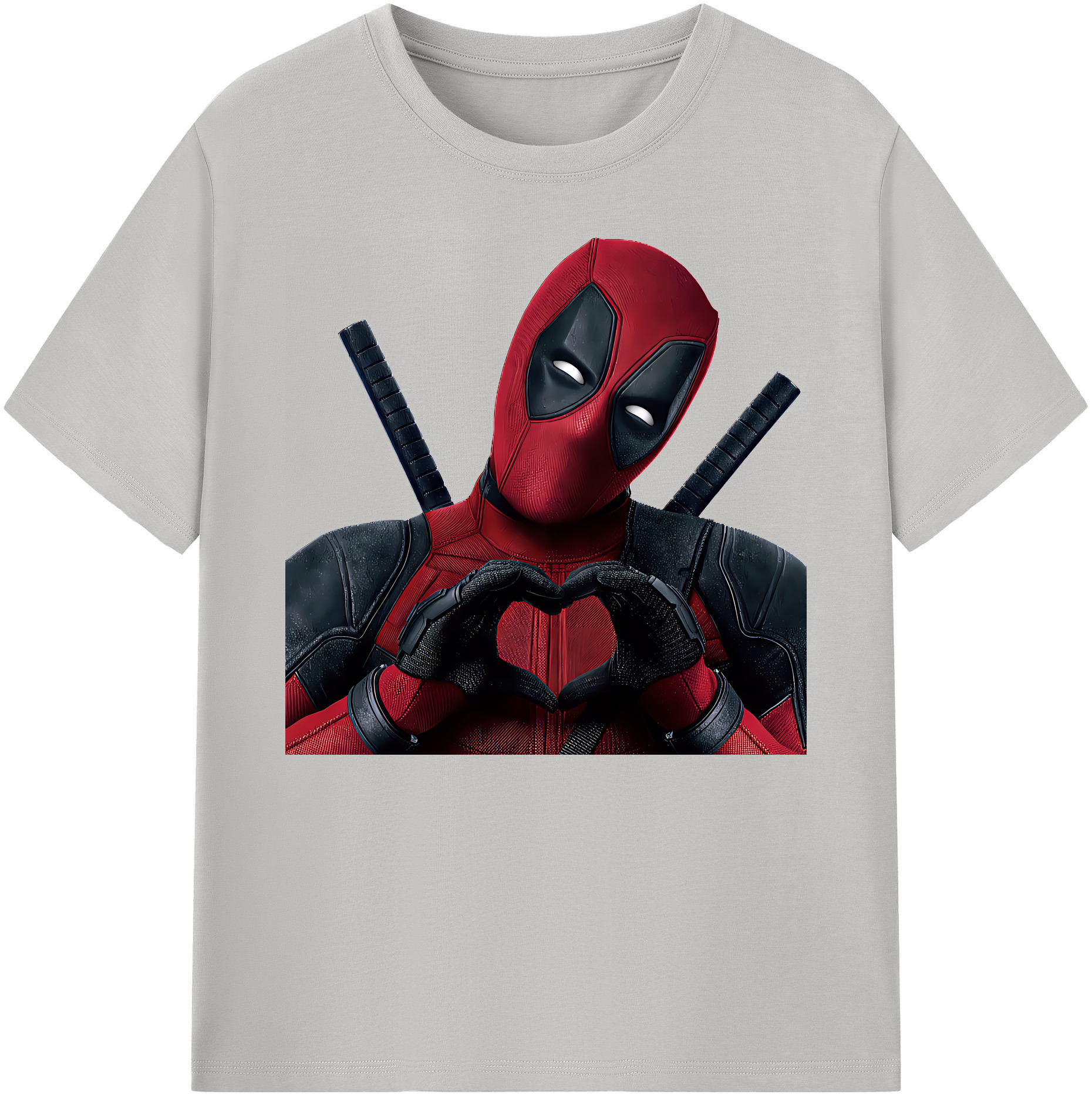 （画像用） Deadpool デッドプール 綿100％ メンズ半袖Tシャツ｜肌触りやわらか＆通気性