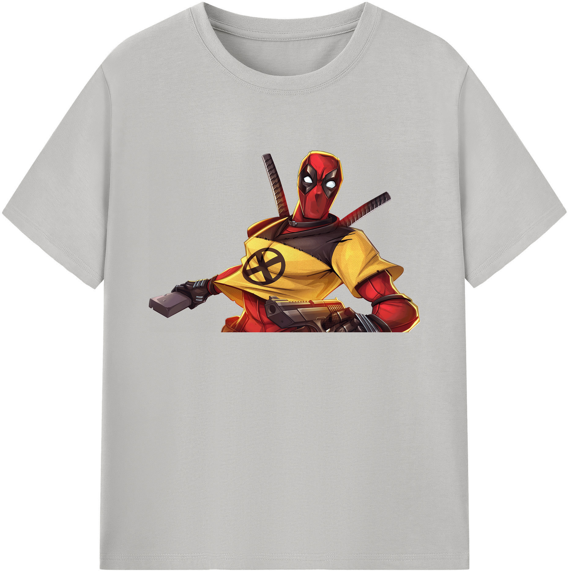 （画像用） Deadpool デッドプール 綿100％ メンズ半袖Tシャツ｜肌触りやわらか＆通気性
