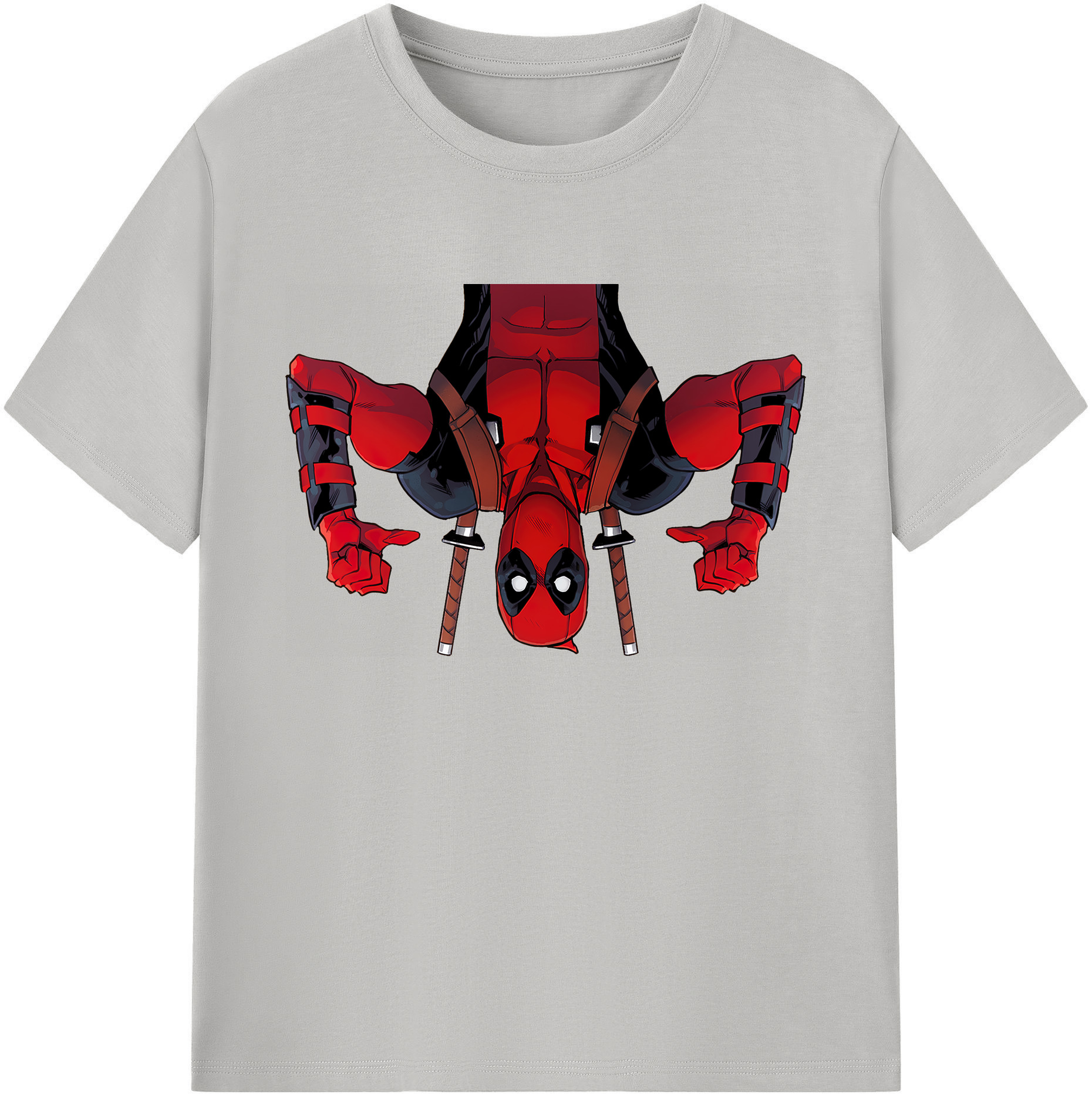 （画像用） Deadpool デッドプール 綿100％ メンズ半袖Tシャツ｜肌触りやわらか＆通気性