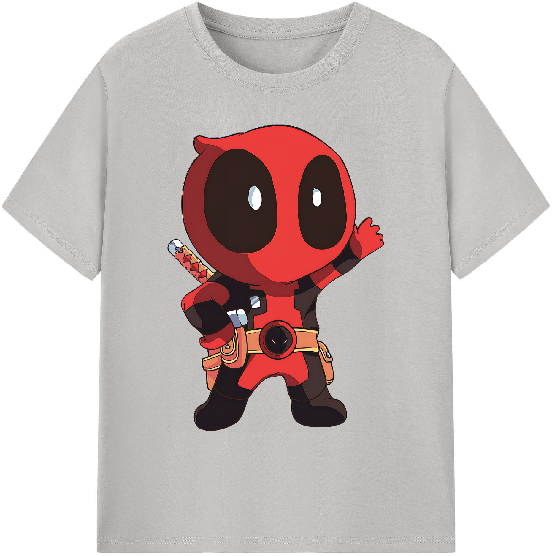 （画像用） Deadpool デッドプール 綿100％ メンズ半袖Tシャツ｜肌触りやわらか＆通気性
