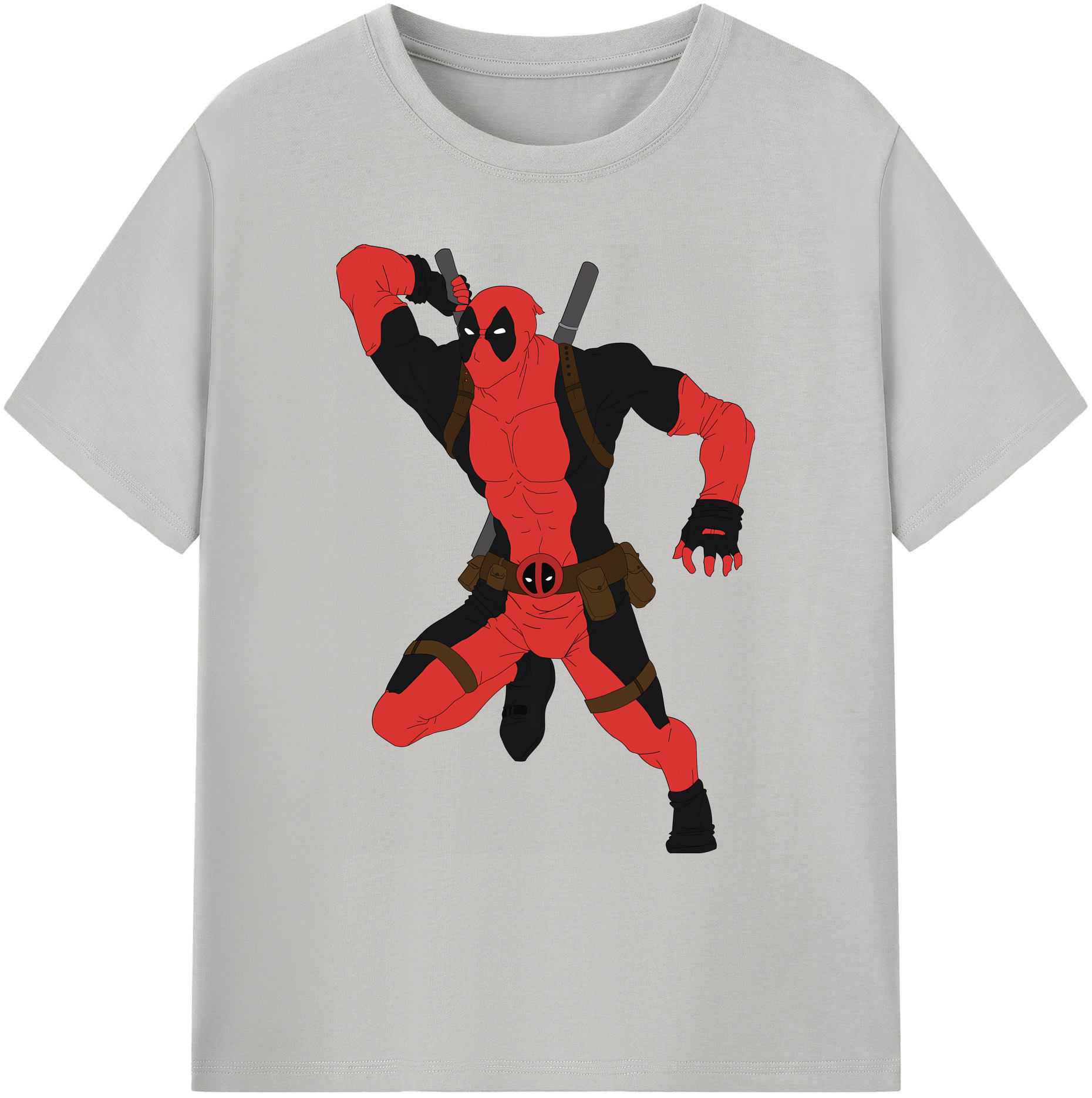 （画像用） Deadpool デッドプール 綿100％ メンズ半袖Tシャツ｜肌触りやわらか＆通気性