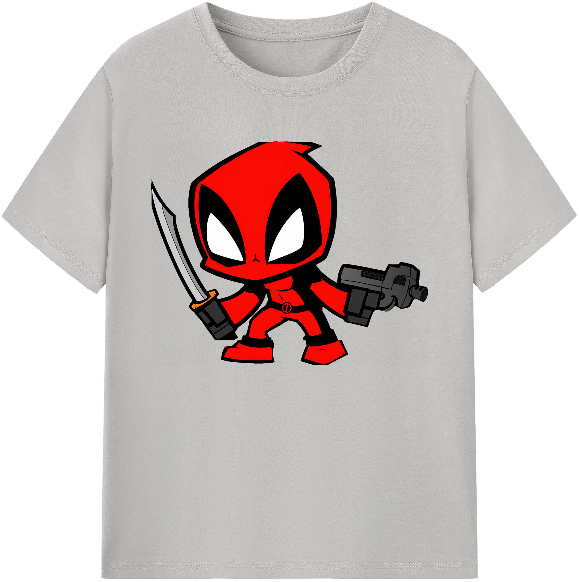 （画像用） Deadpool デッドプール 綿100％ メンズ半袖Tシャツ｜肌触りやわらか＆通気性