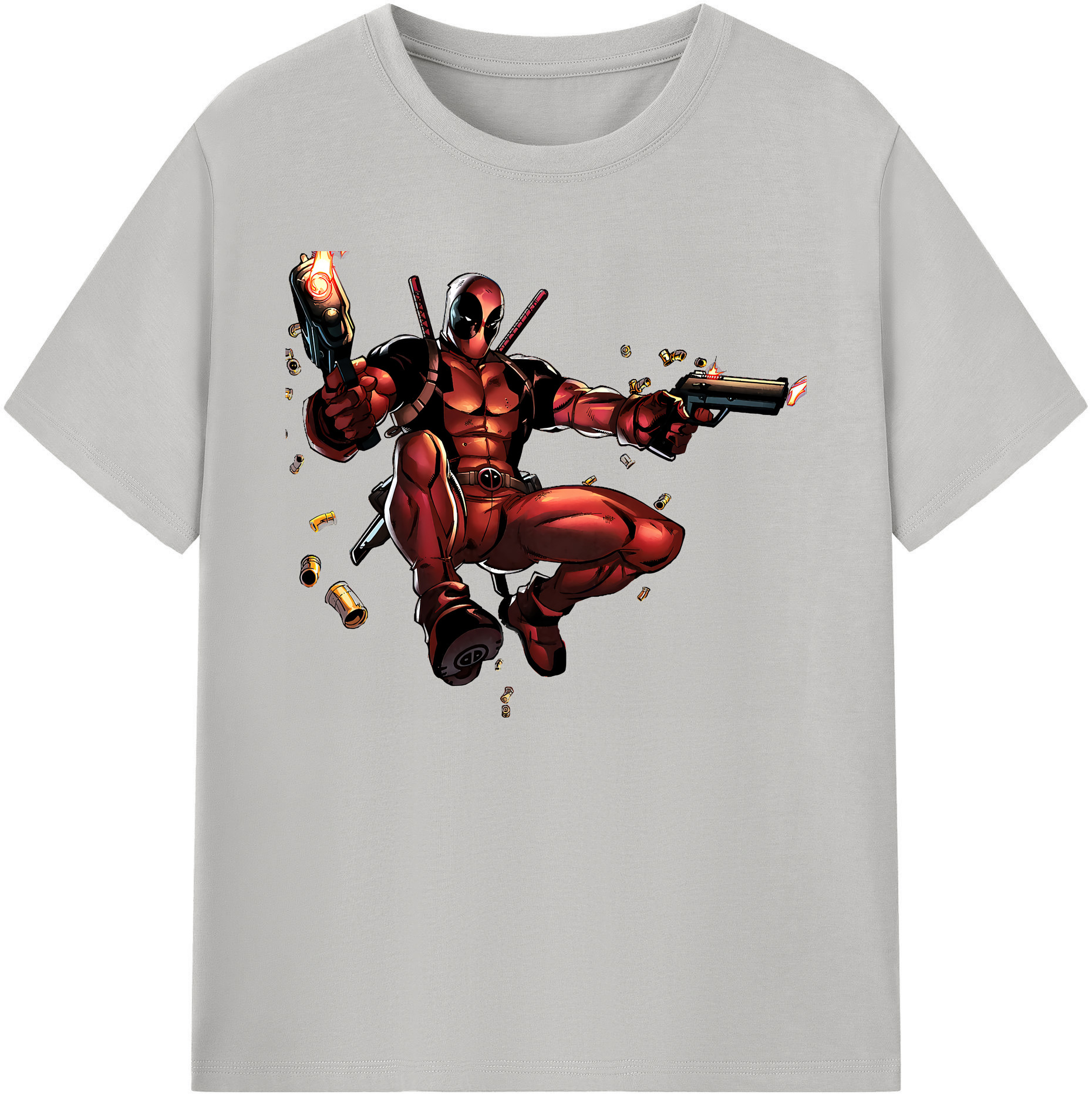（画像用） Deadpool デッドプール 綿100％ メンズ半袖Tシャツ｜肌触りやわらか＆通気性