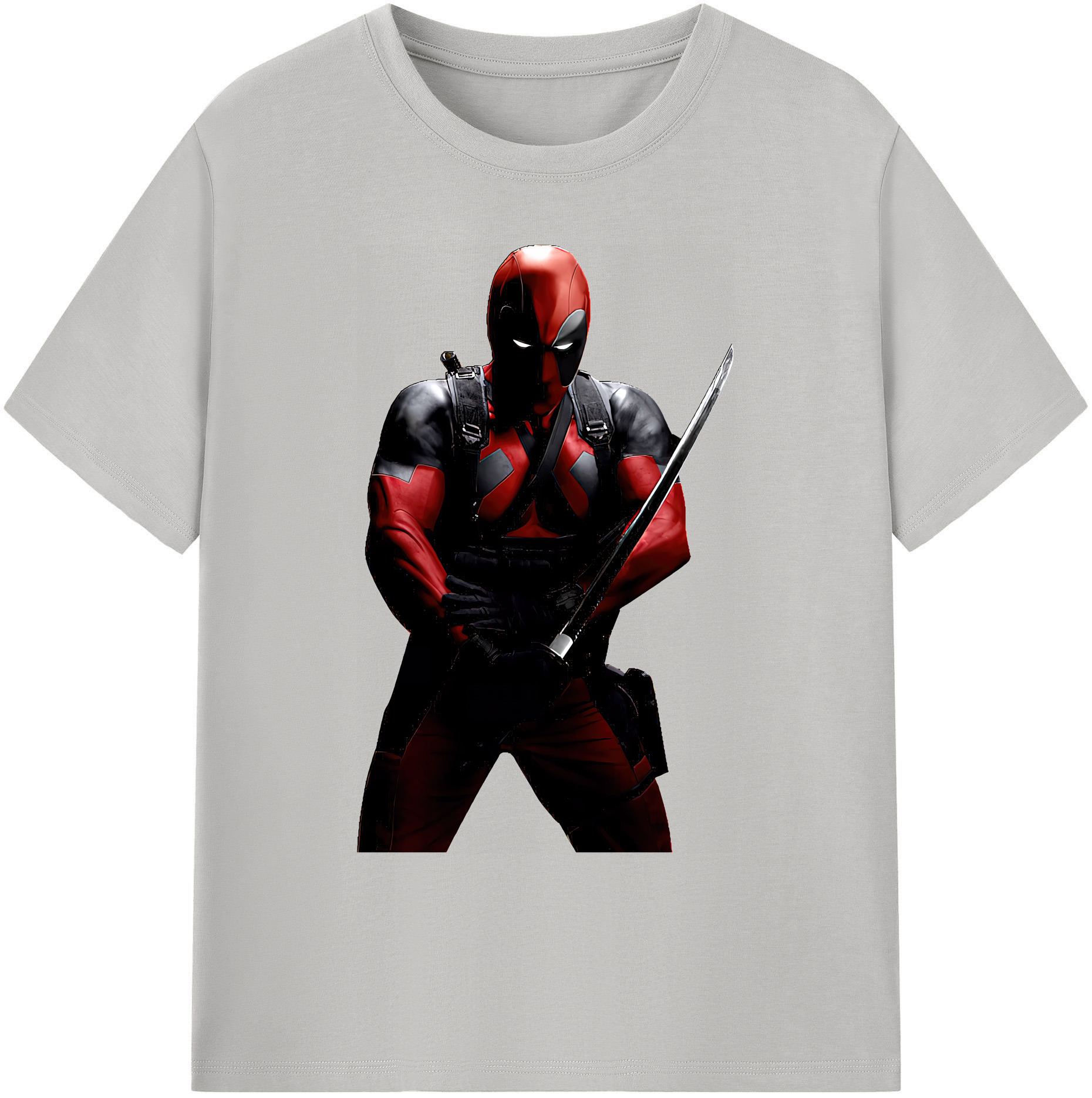 （画像用） Deadpool デッドプール 綿100％ メンズ半袖Tシャツ｜肌触りやわらか＆通気性