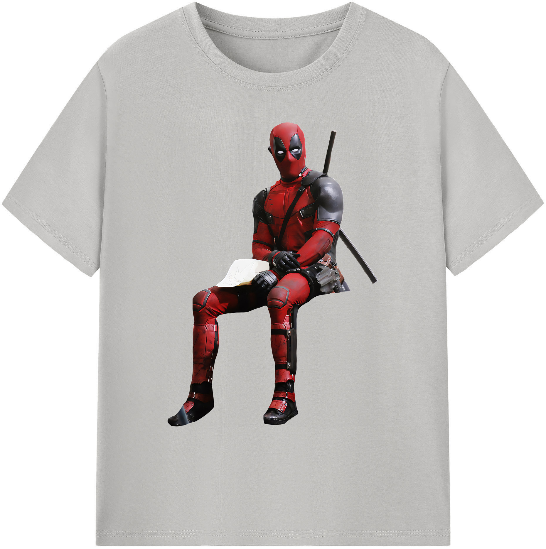 （画像用） Deadpool デッドプール 綿100％ メンズ半袖Tシャツ｜肌触りやわらか＆通気性