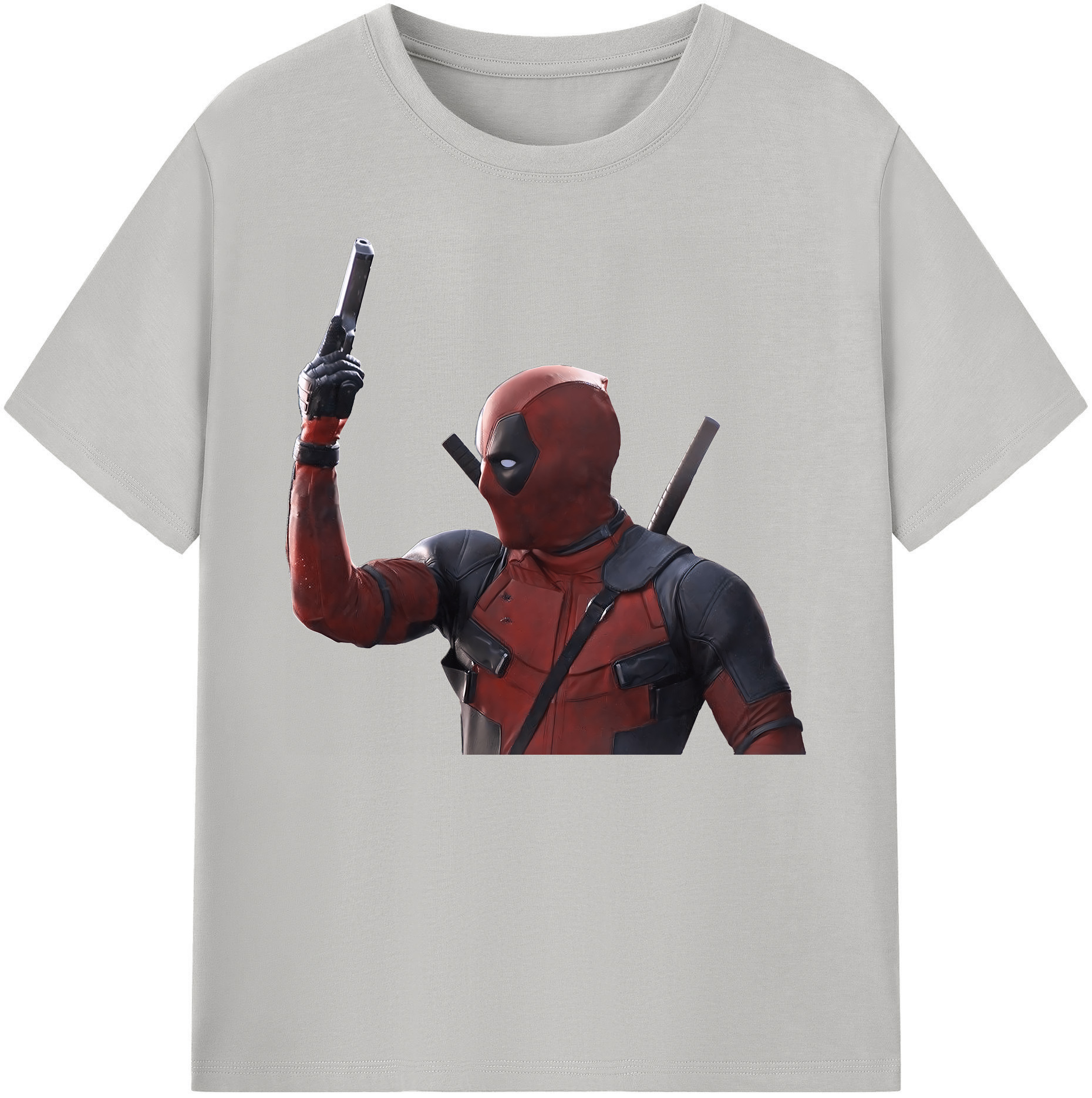 （画像用） Deadpool デッドプール 綿100％ メンズ半袖Tシャツ｜肌触りやわらか＆通気性