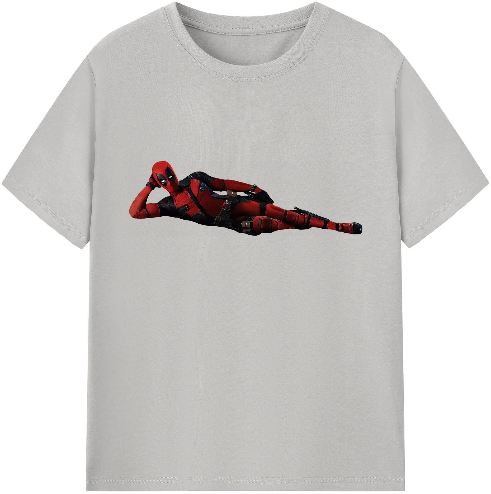（画像用） Deadpool デッドプール 綿100％ メンズ半袖Tシャツ｜肌触りやわらか＆通気性