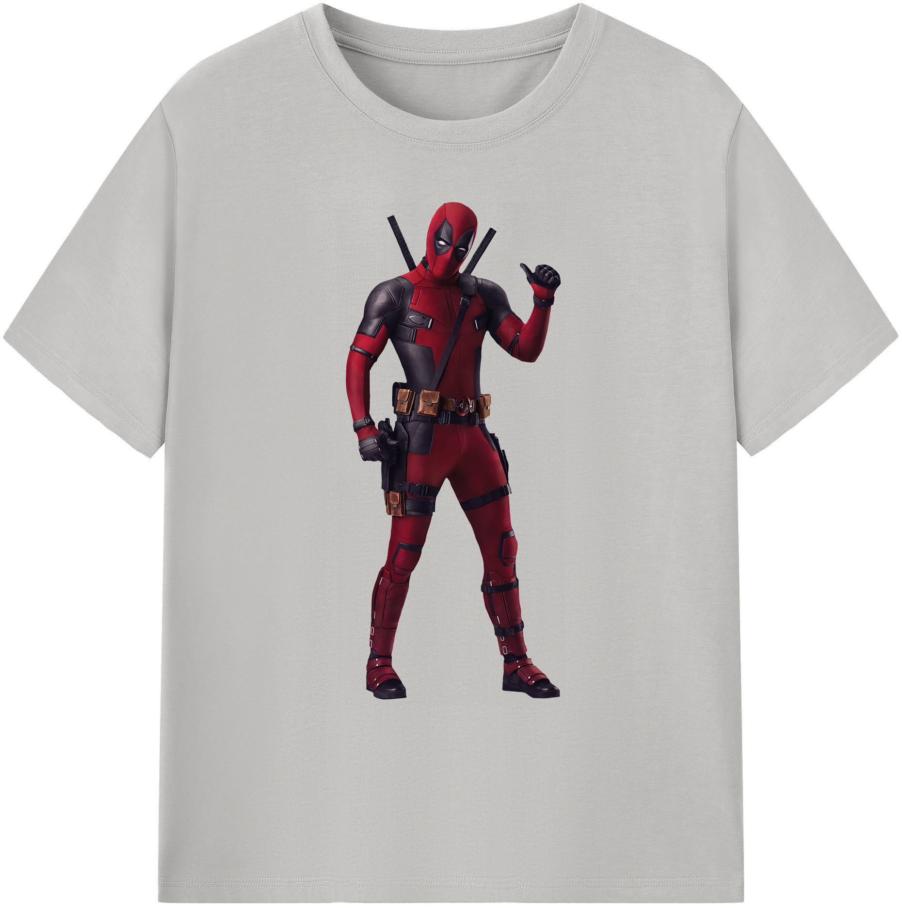 （画像用） Deadpool デッドプール 綿100％ メンズ半袖Tシャツ｜肌触りやわらか＆通気性