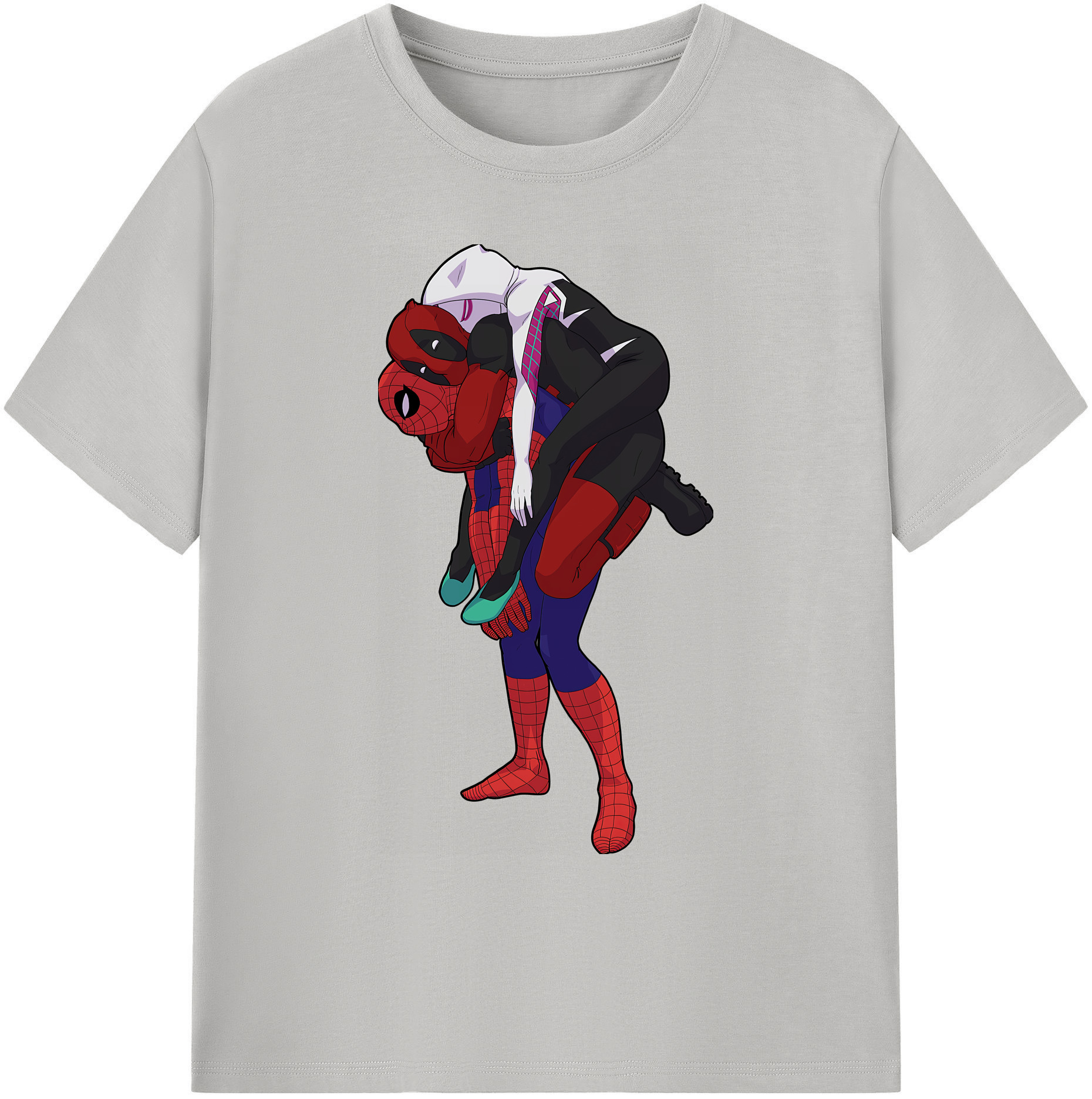 （画像用） Deadpool デッドプール 綿100％ メンズ半袖Tシャツ｜肌触りやわらか＆通気性