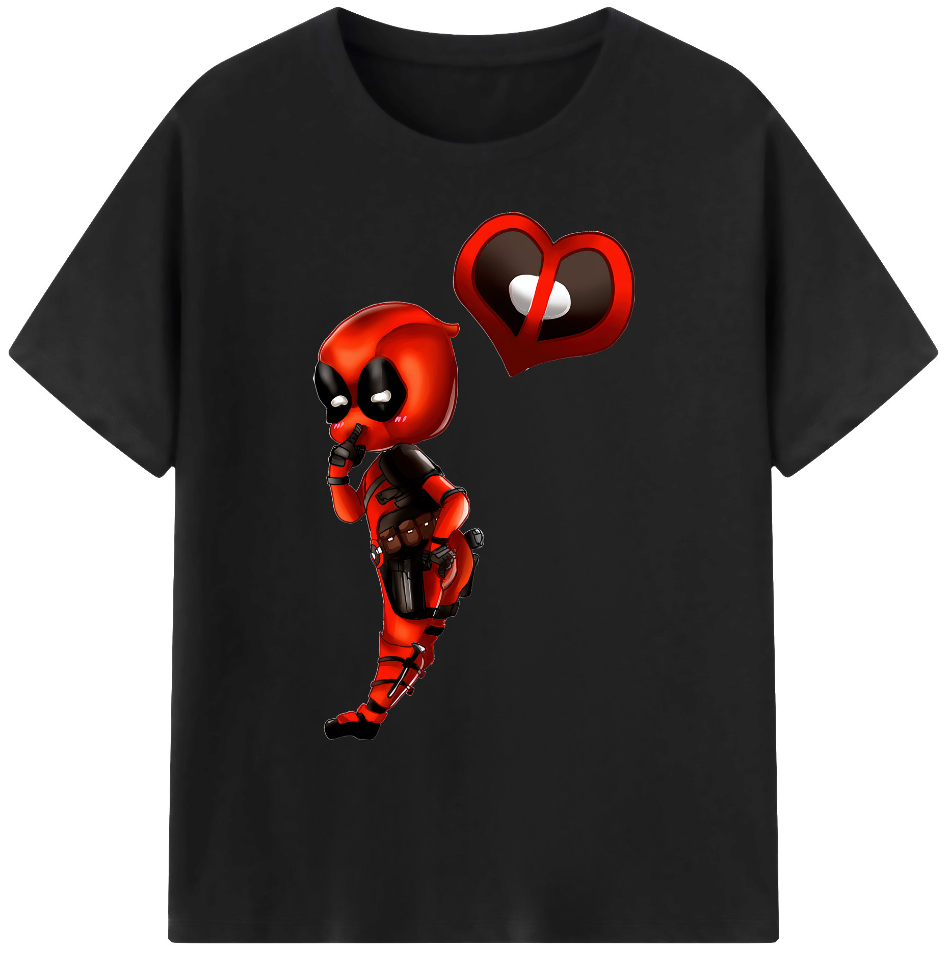 （画像用） Deadpool デッドプール 綿100％ メンズ半袖Tシャツ｜肌触りやわらか＆通気性