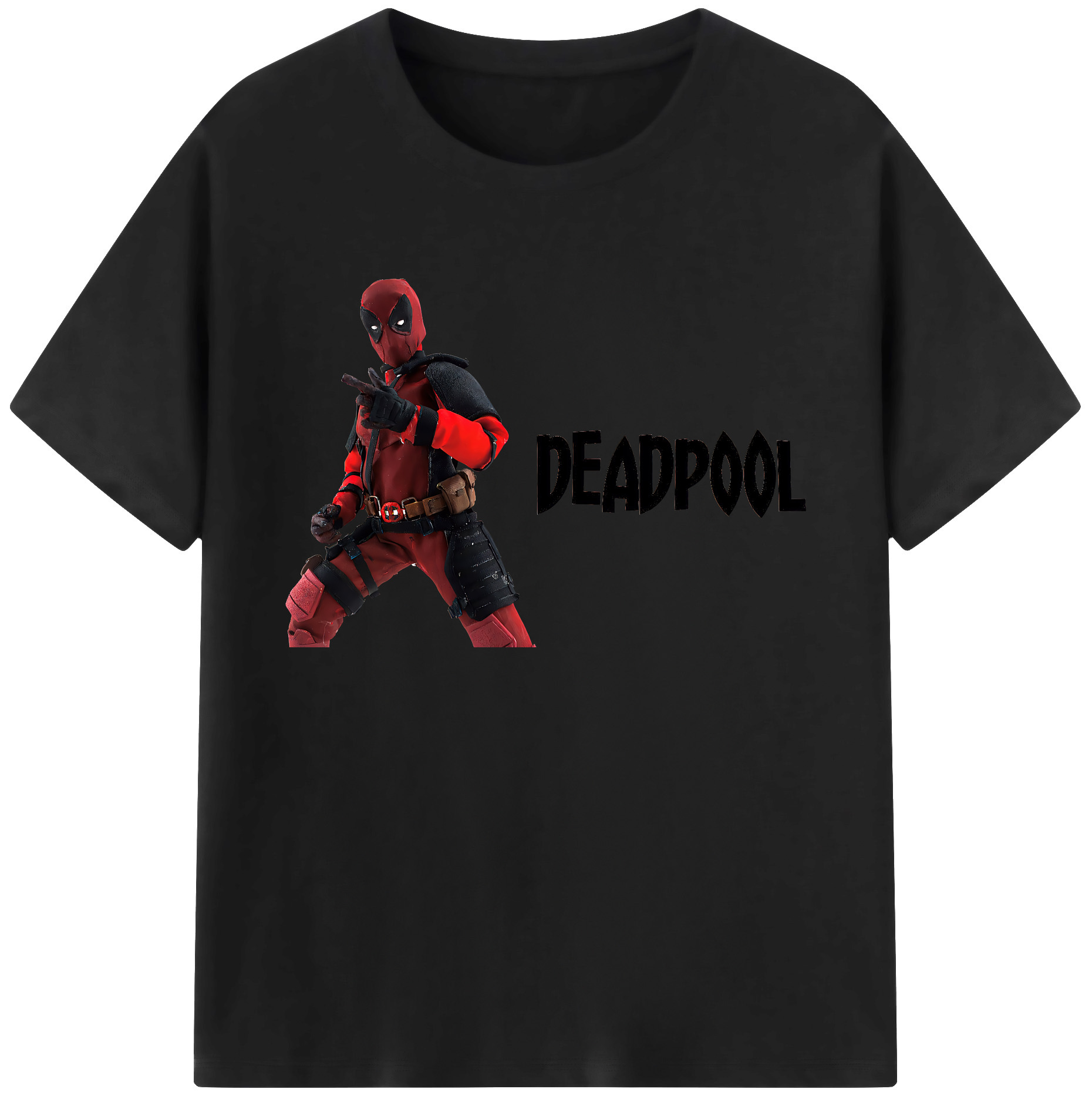 （画像用） Deadpool デッドプール 綿100％ メンズ半袖Tシャツ｜肌触りやわらか＆通気性