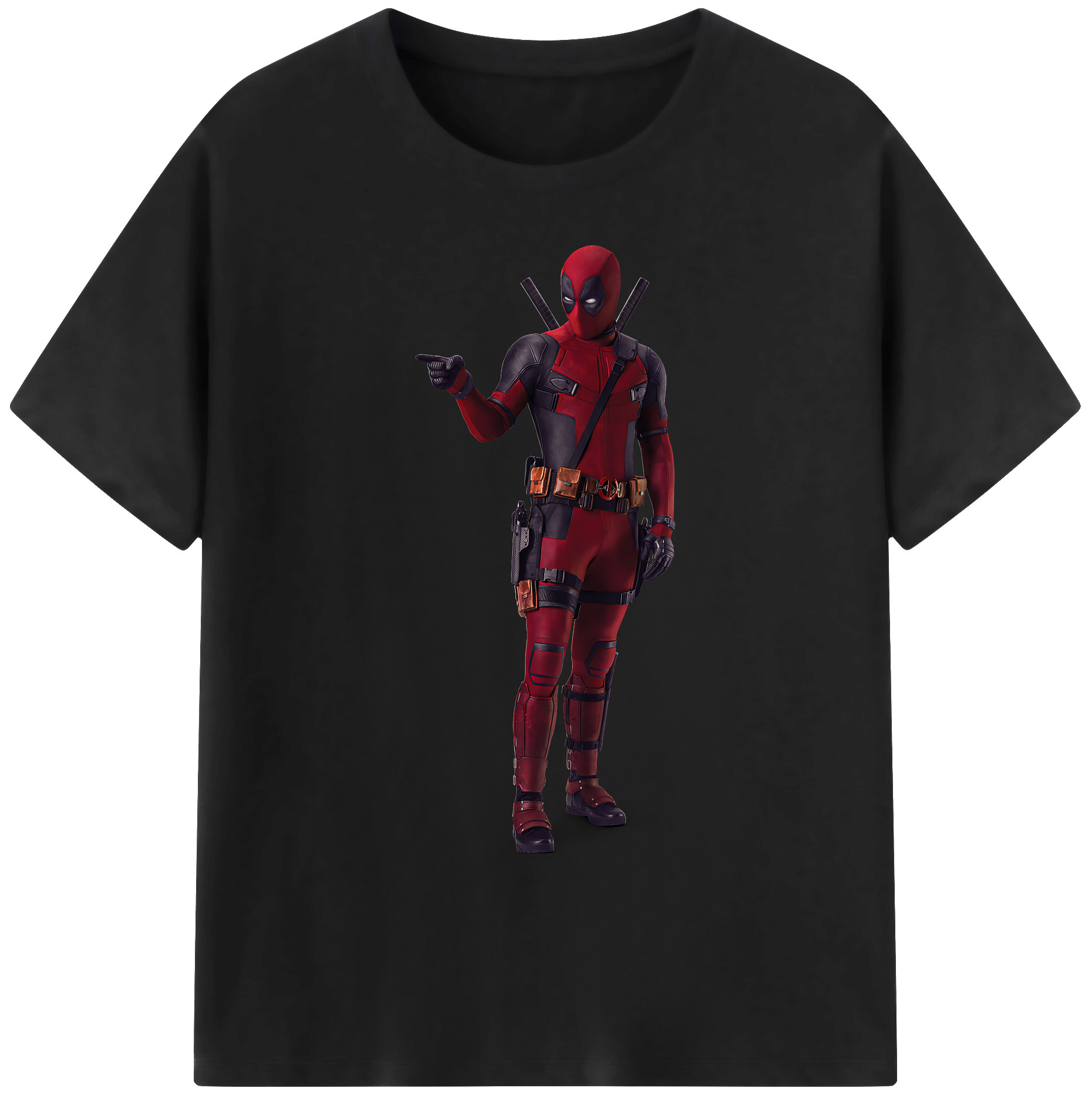 （画像用） Deadpool デッドプール 綿100％ メンズ半袖Tシャツ｜肌触りやわらか＆通気性