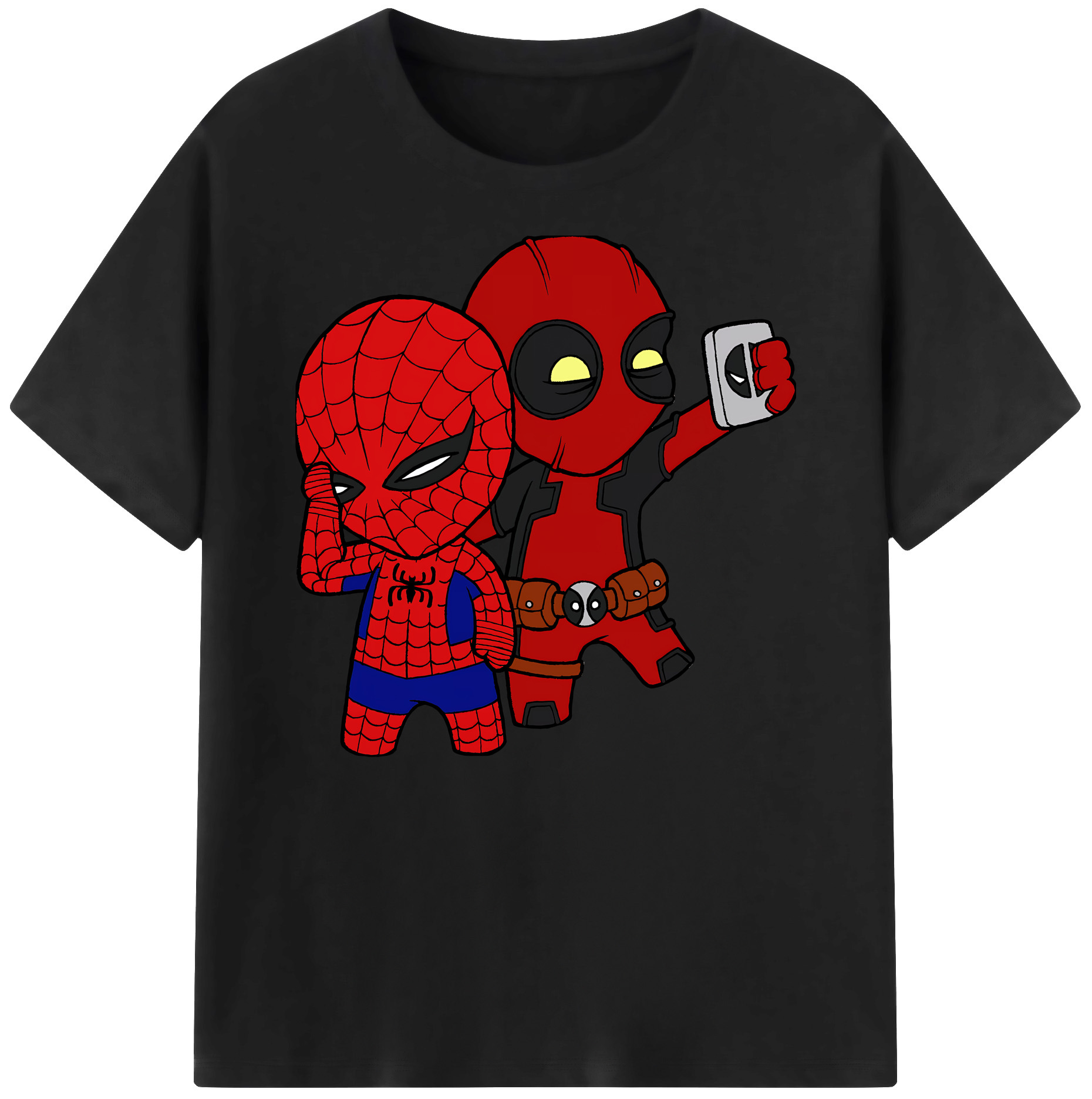 （画像用） Deadpool デッドプール 綿100％ メンズ半袖Tシャツ｜肌触りやわらか＆通気性