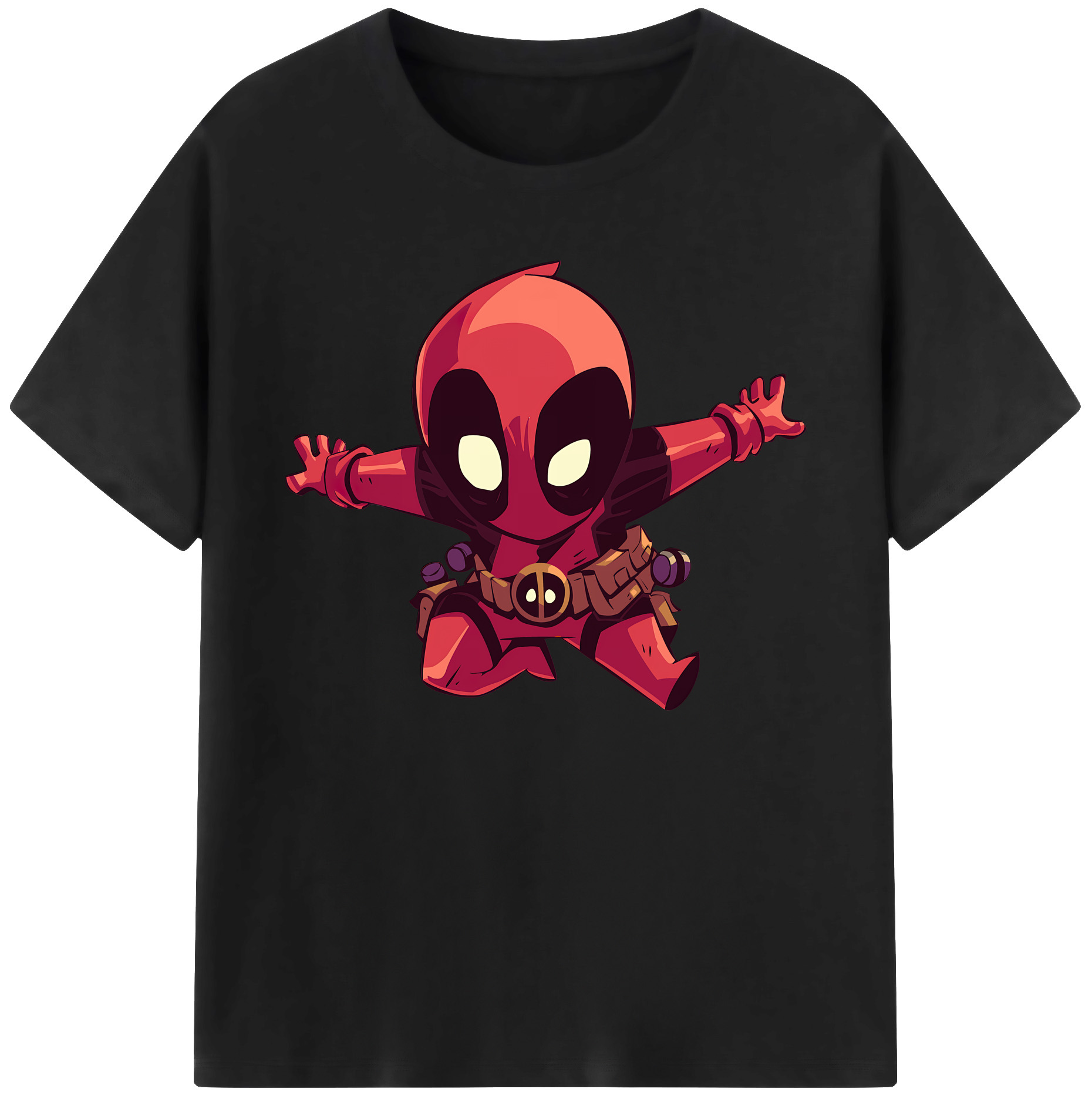 （画像用） Deadpool デッドプール 綿100％ メンズ半袖Tシャツ｜肌触りやわらか＆通気性