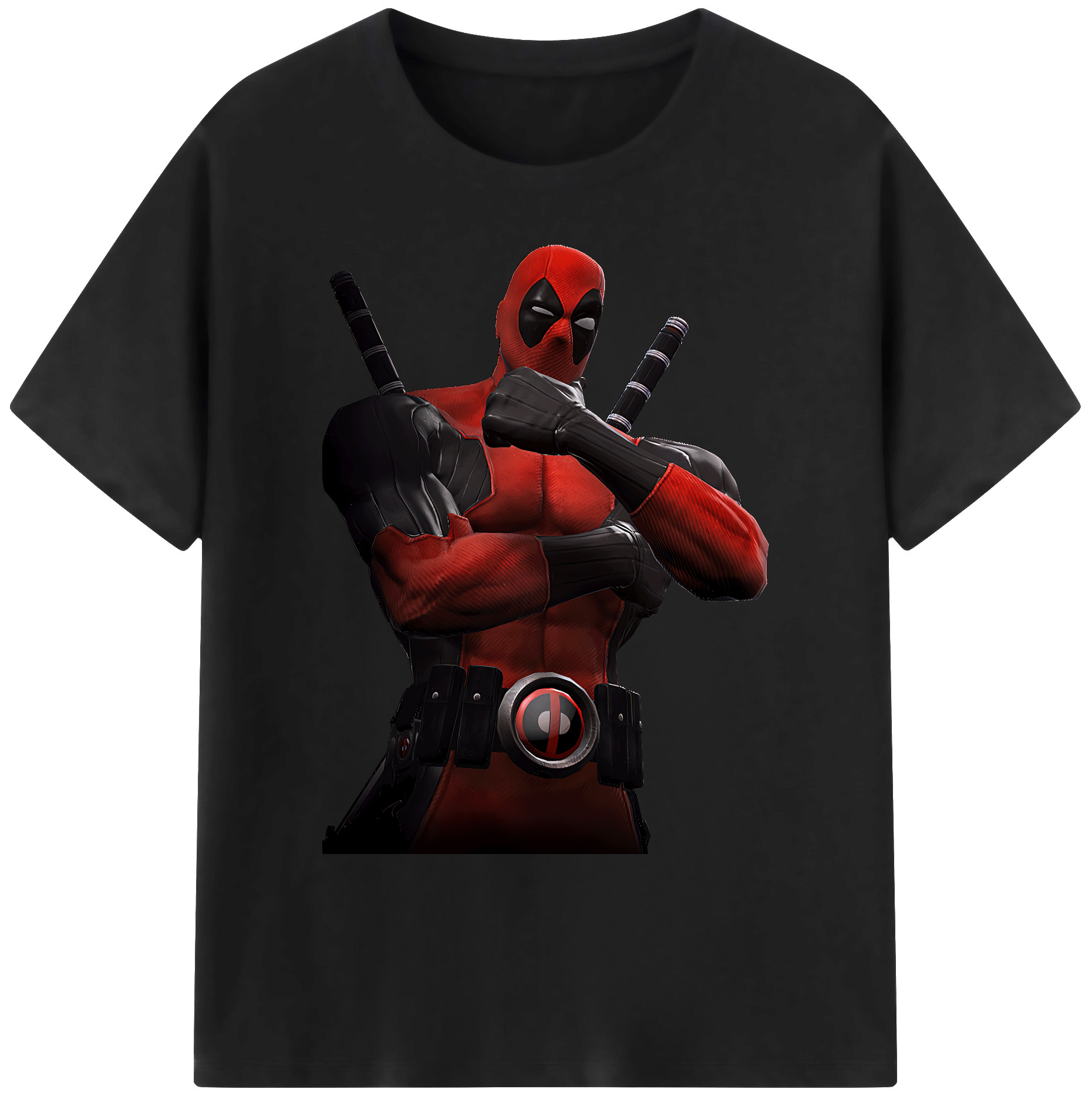 （画像用） Deadpool デッドプール 綿100％ メンズ半袖Tシャツ｜肌触りやわらか＆通気性