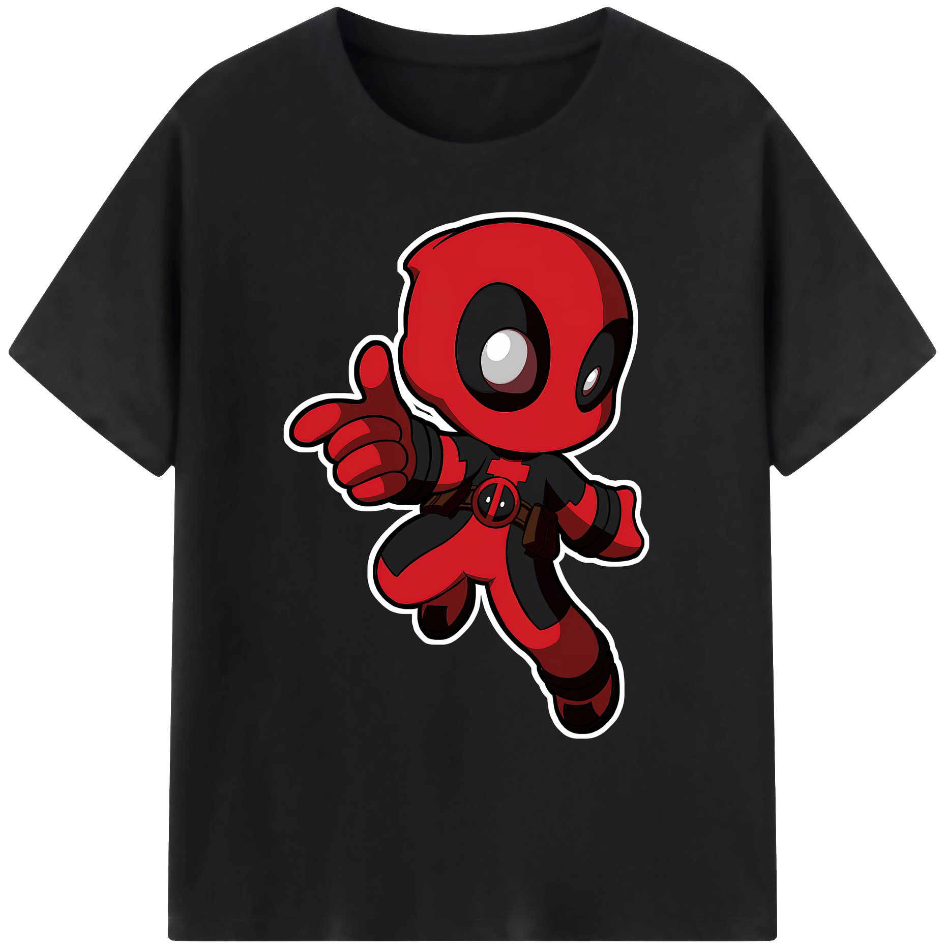 （画像用） Deadpool デッドプール 綿100％ メンズ半袖Tシャツ｜肌触りやわらか＆通気性